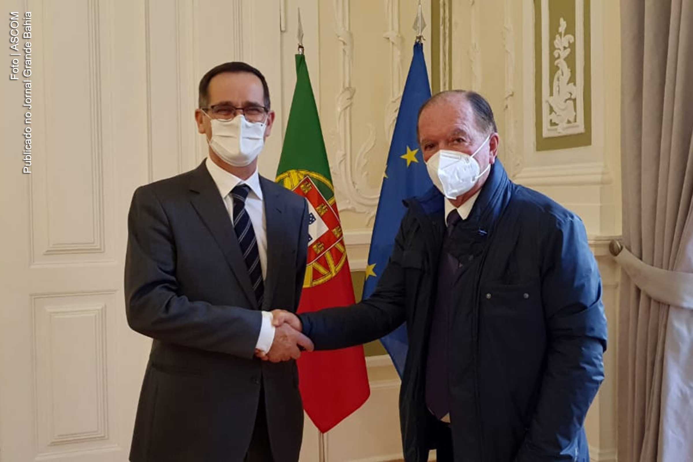 Vice-governador João Leão participa de reunião Rui Martinho, secretário do Ministério da Agricultura, Florestas e Desenvolvimento Rural de Portugal