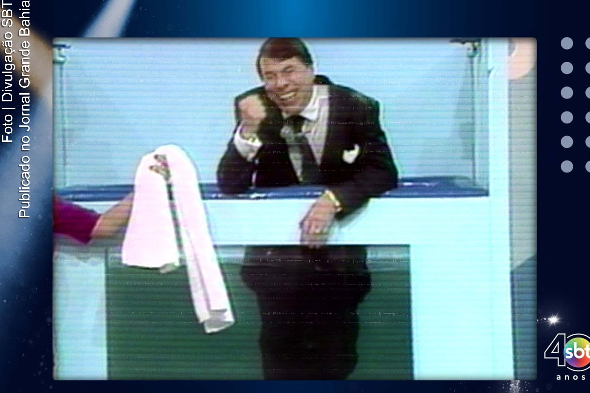 Ação disponibilizou quatro imagens emblemáticas do apresentador Silvio Santos, em diversas atrações transmitidas pelo SBT ao longo dos seus 40 anos.