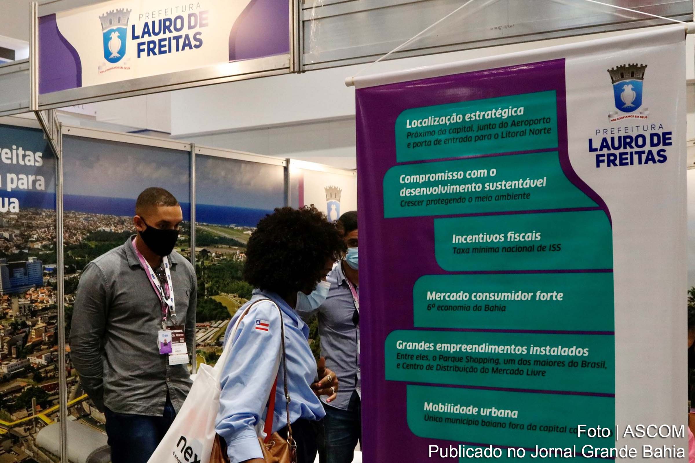 Lauro de Freitas foi o único da Bahia com stand no congresso, que reuniu as principais associações e entidades do setor da geração de energia com fontes renováveis do Brasil e do exterior.