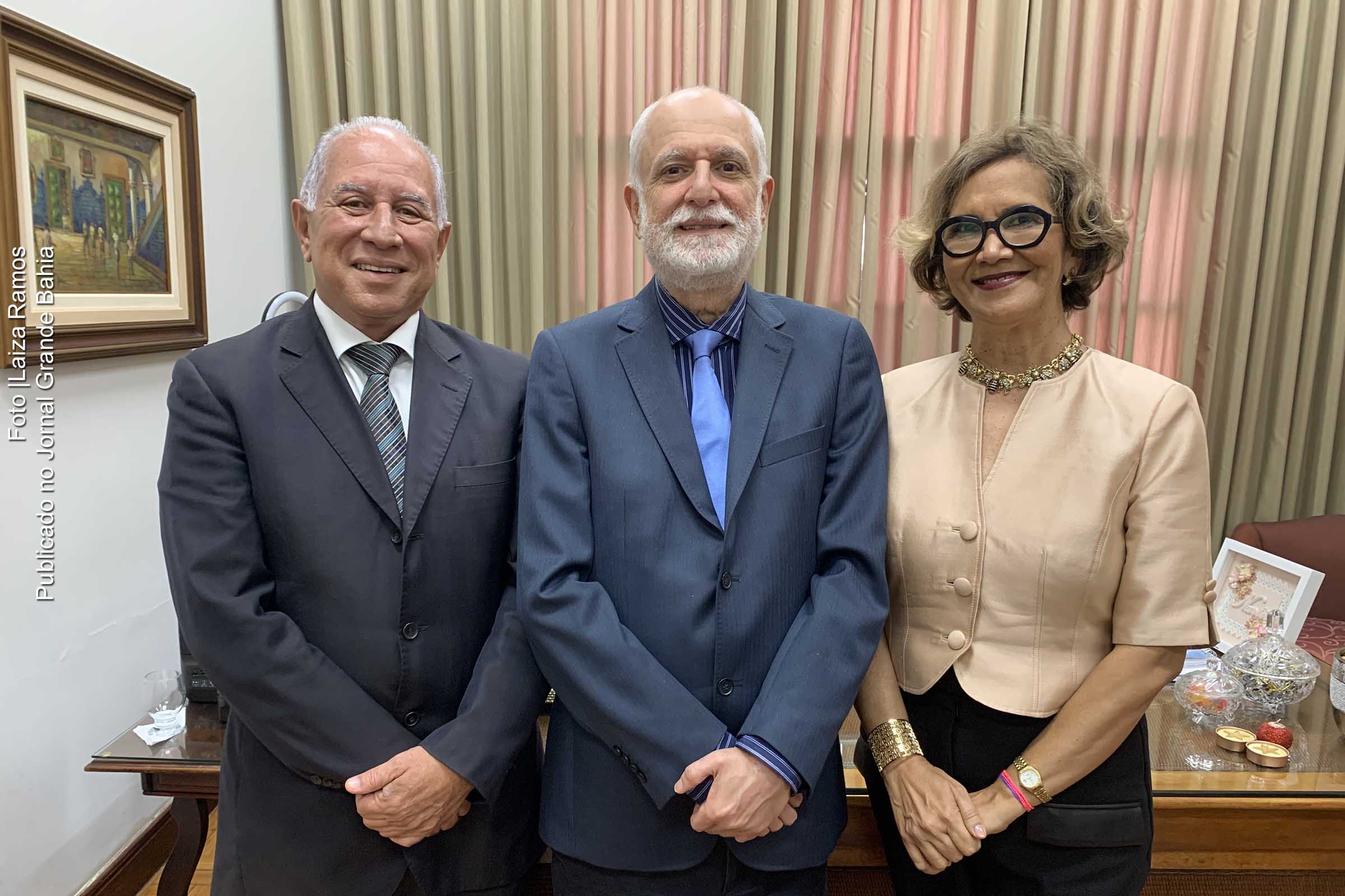 Desembargador Nilson Castelo Branco visita sede da AMAB; Presidente eleito do PJBA destaca necessidade de priorizar investimento no primeiro grau da Justiça Estadual da Bahia