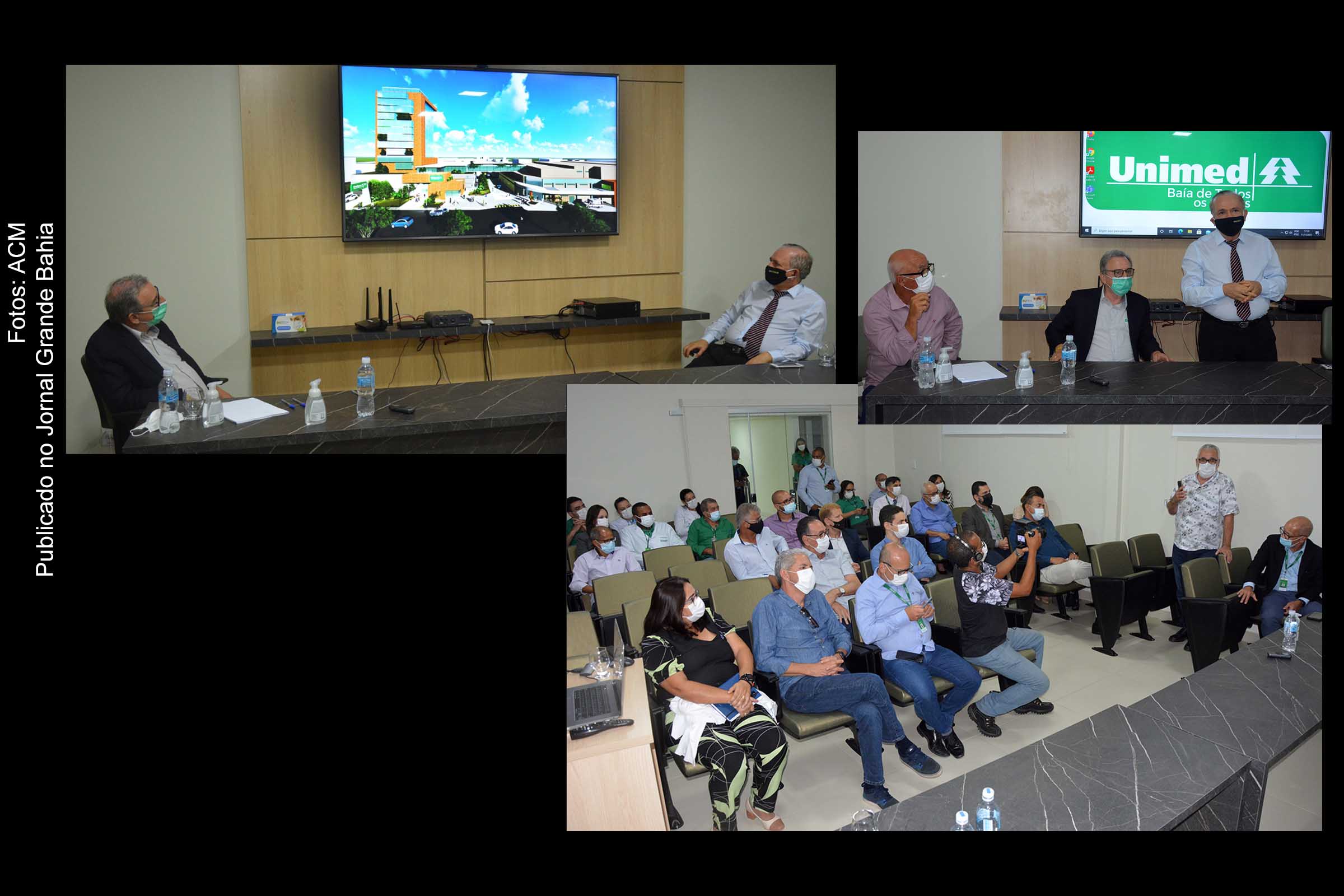 Apresentação da proposta de construção da nova unidade de saúde da Unimed em Feira de Santana.