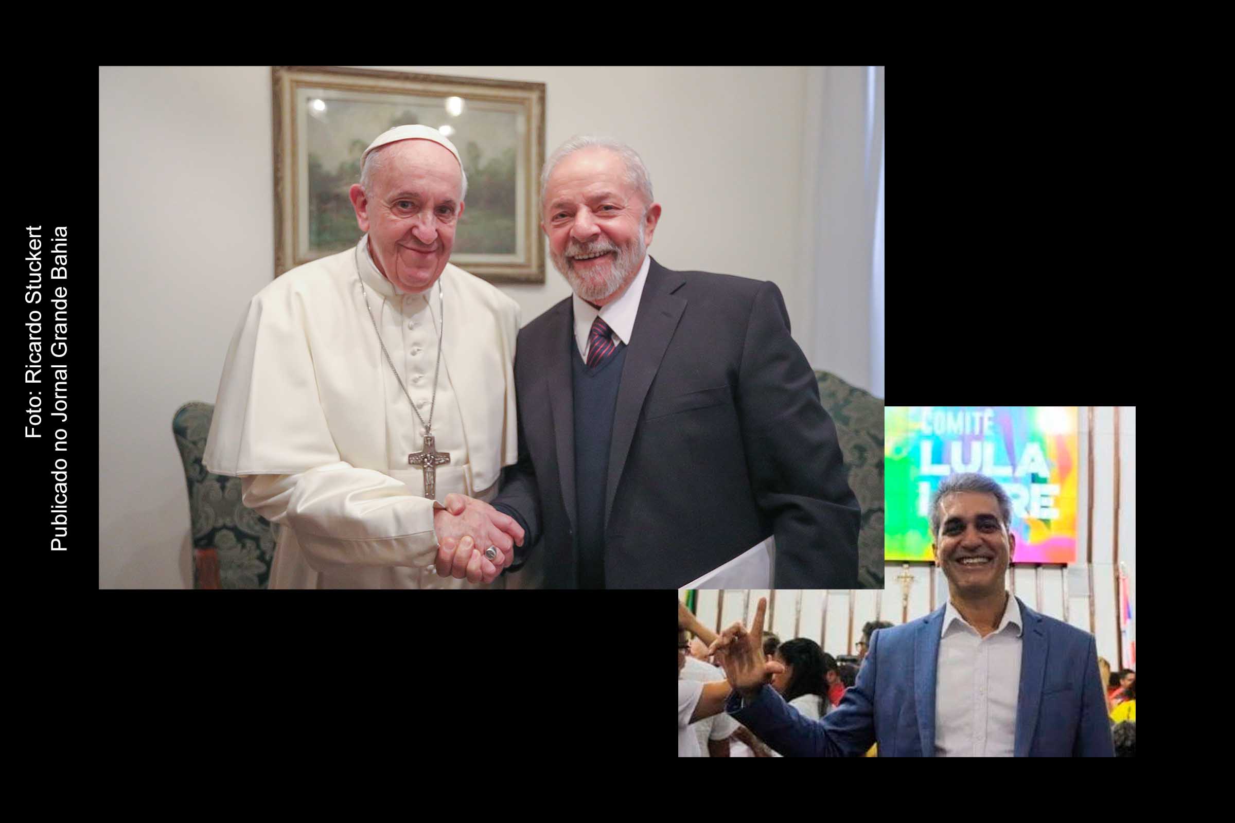 Em 13 de fevereiro de 2020, o Papa Francisco recebeu o ex-presidente Lula em audiência. Deputado Robinson Almeida desta líder trabalhista como esperança do povo nas Eleições 2022.
