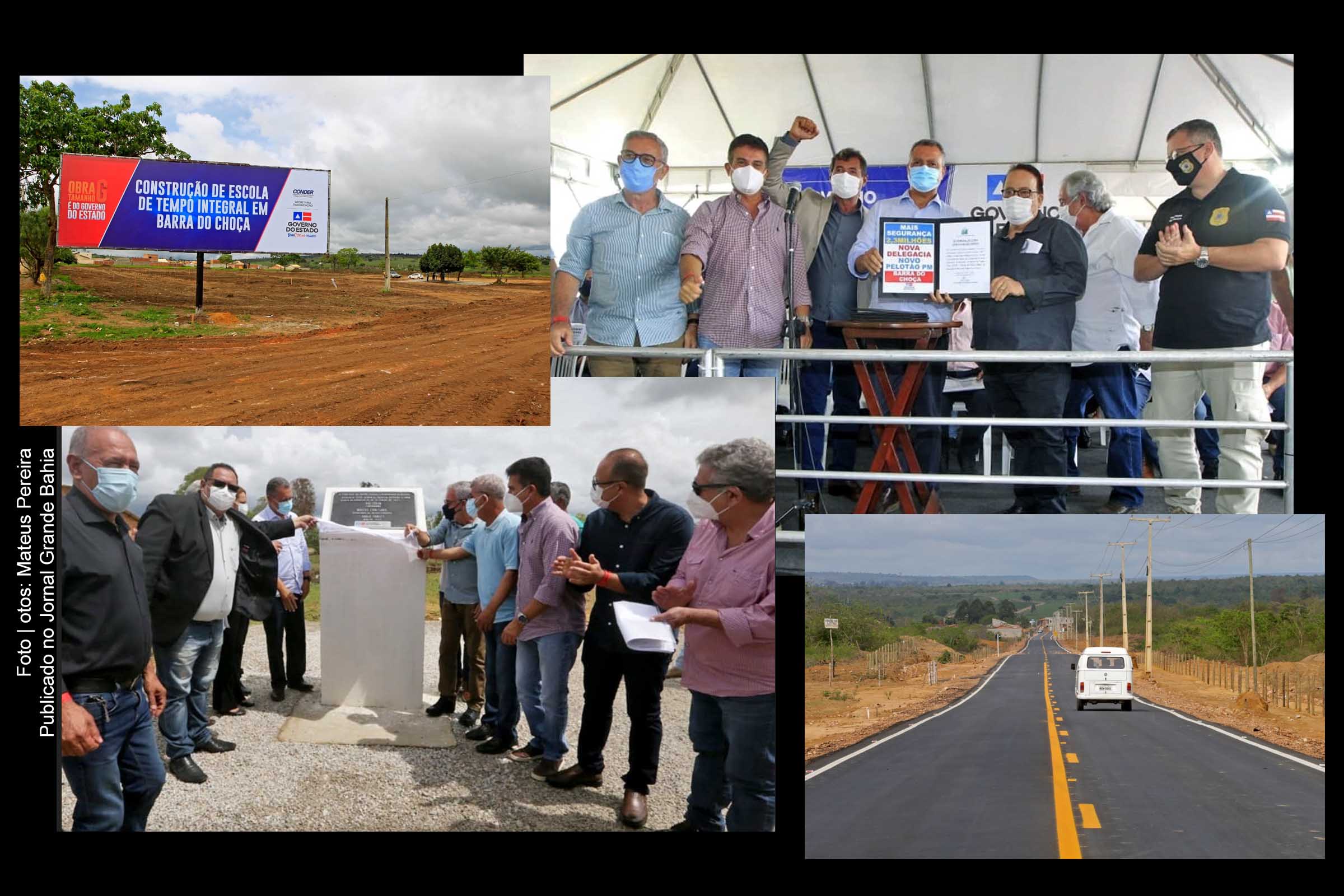 Em Barra do Choça e Vitória da Conquista, governador Rui costa anuncia investimentos e realiza visita ao terreno para construção de nova unidade escolar e a nova Delegacia Territorial da Polícia Civil.