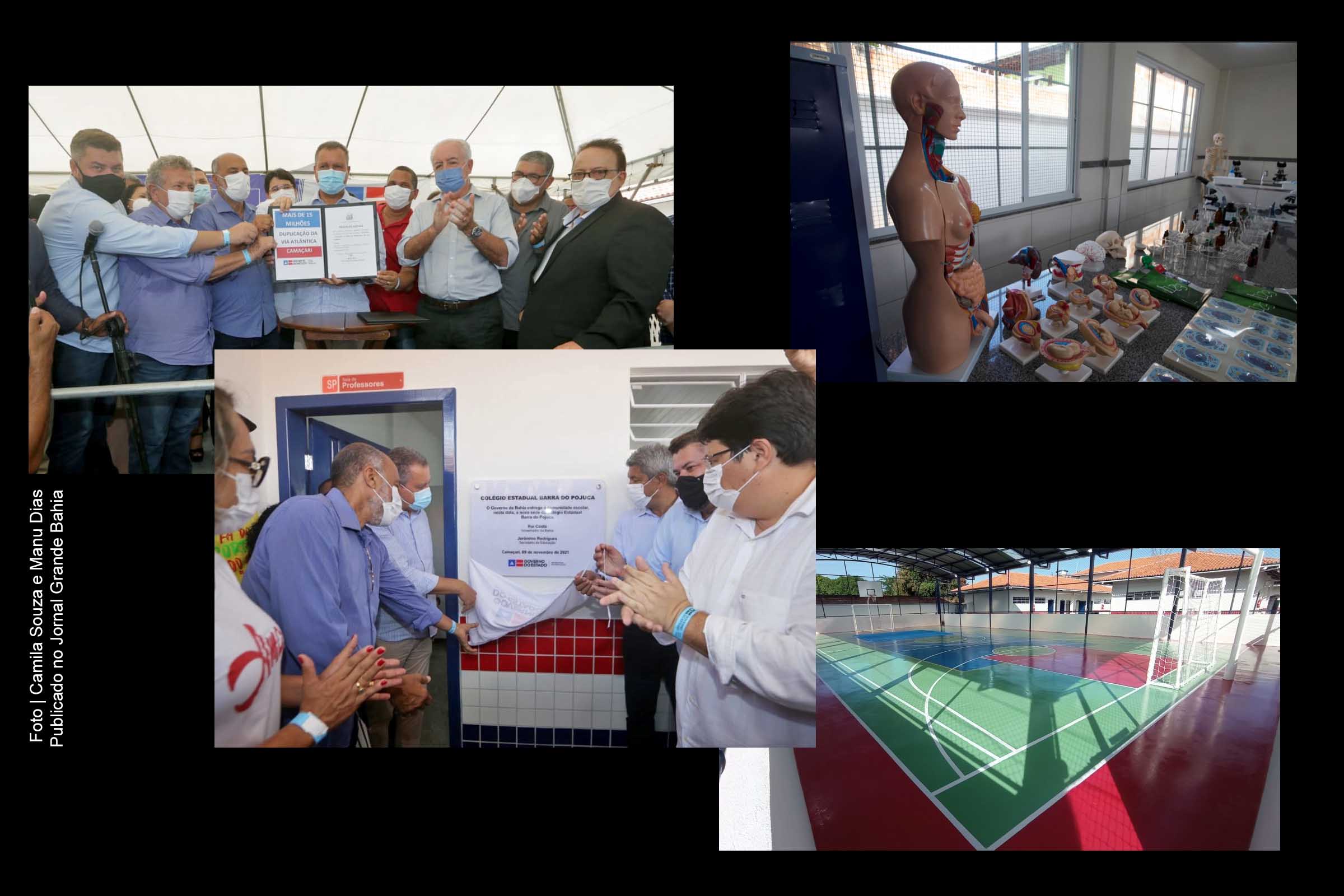 Governador Rui Costa entrega investimentos de R$ 34 milhões em Barra do Pojuca, Camaçari.