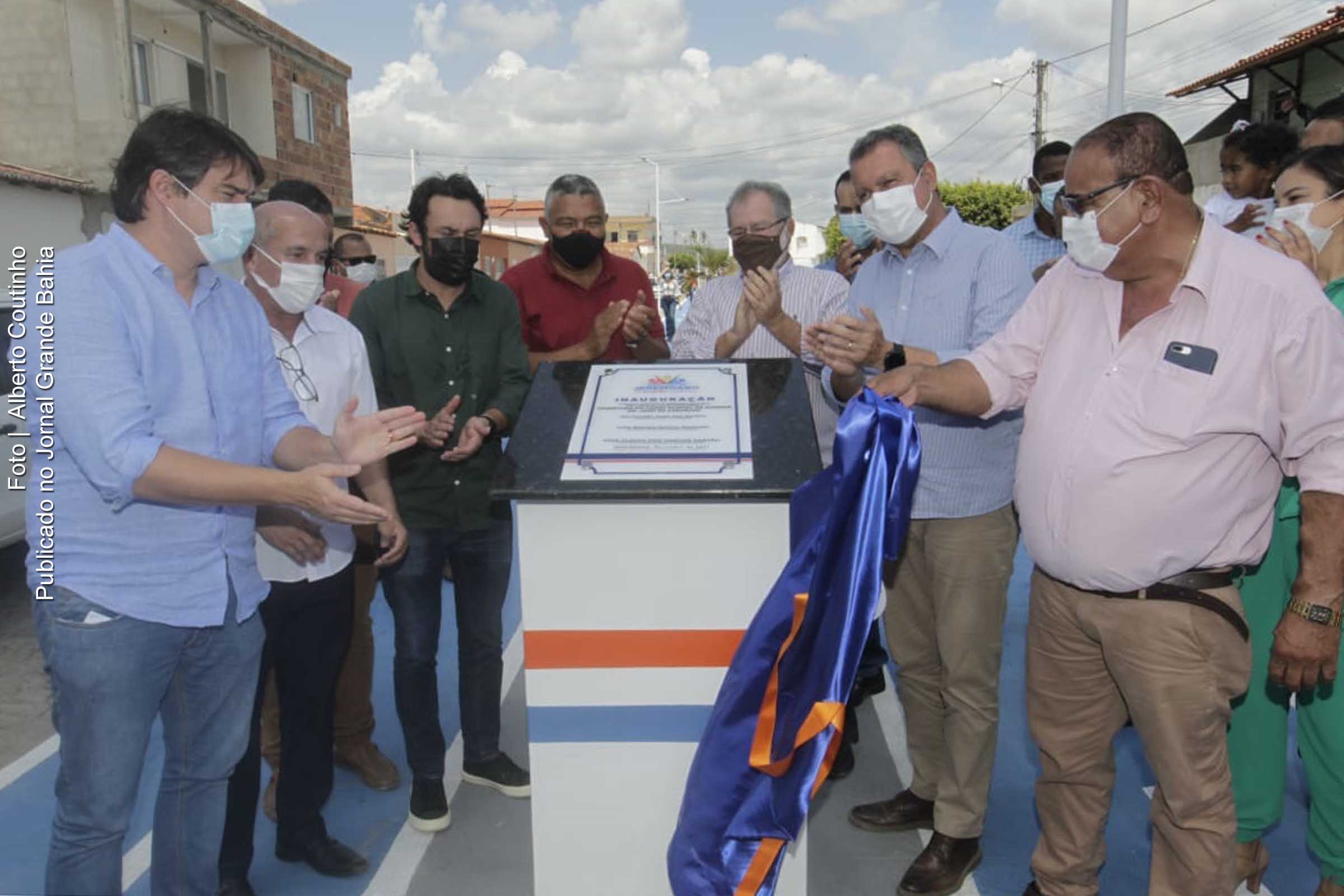 Governador Rui Costa entrega de pavimentação de vias, visita as obras da nova Delegacia Territorial e inaugura estação retransmissora da TVE Digital e TV Educa Bahia, no município de Jeremoabo.