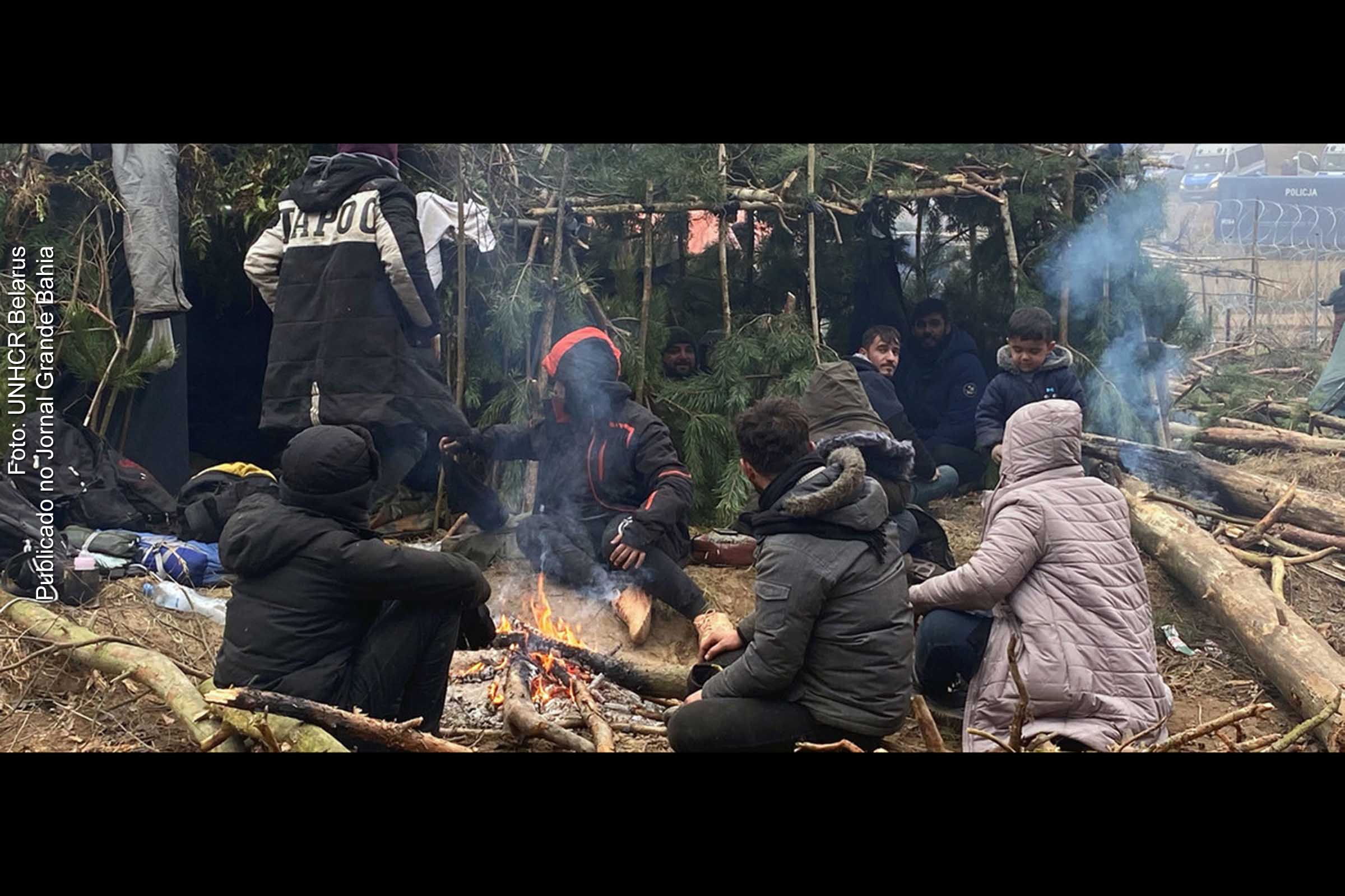 Migrantes em condições complicadas na fronteira da Polônia e Belarus. Porta-voz da alta comissária da ONU para os Direitos Humanos diz que “situação é terrível, com pessoas morrendo e outras enfrentando inverno intenso”. Acnur lembra que respeito aos direitos humanos é questão suprema.