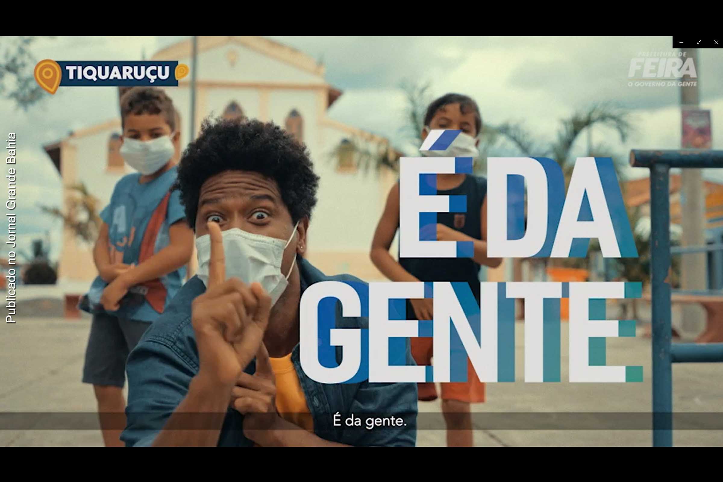 Série de quatros vídeos produzidos e veiculados pela SECOM de Feira de Santana aborda, com linguagem jovial, série de investimentos realizados pelo Governo Colbert Martins.