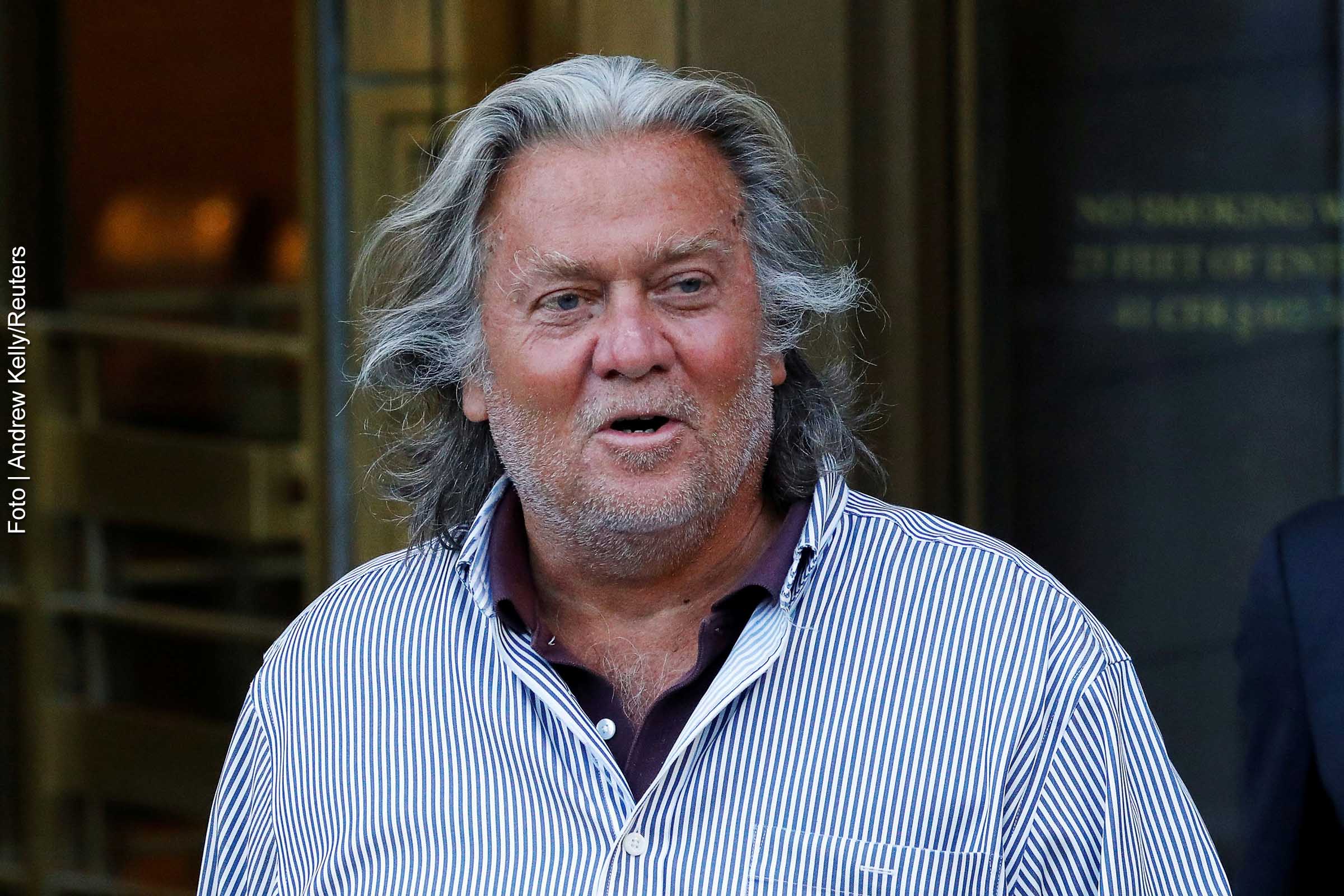 Steve Bannon, ex-conselheiro do presidente Donald Trump.