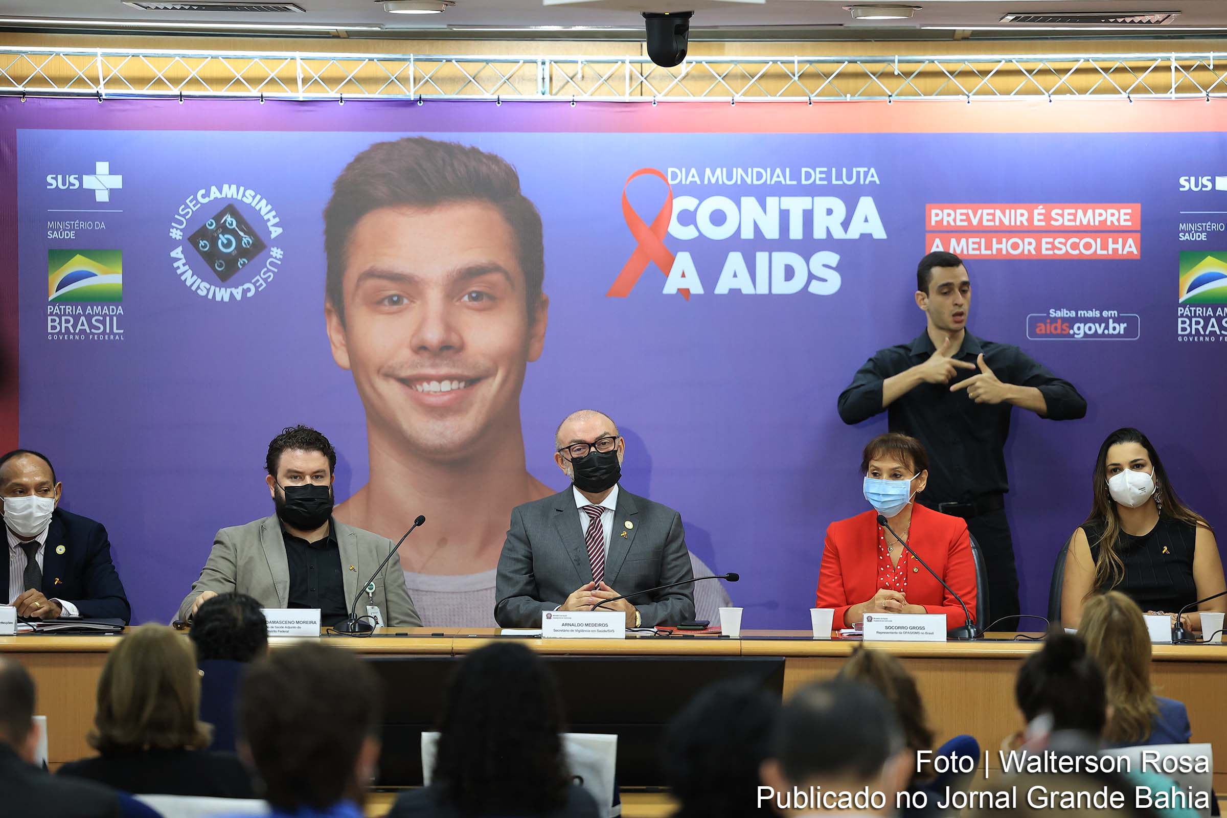 Evento do Ministério da Saúde marca ‘Dia Mundial de Luta Contra a AIDS’.