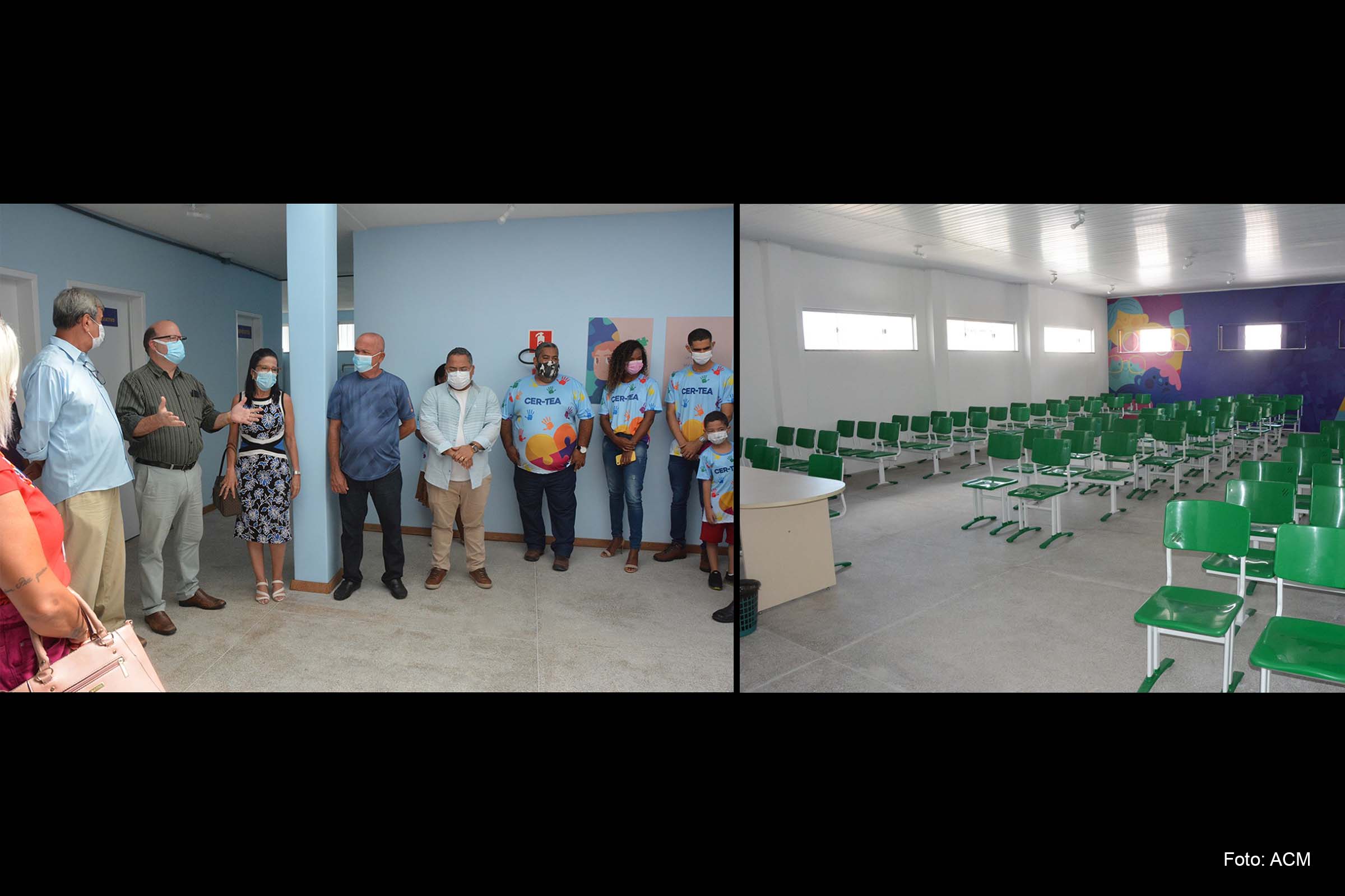 Centro de Referência Municipal para Pessoas com Transtorno do Espectro Autista Dr. Ildes Ferreira de Oliveira é entregue pelo prefeito Colbert Martins Filho.