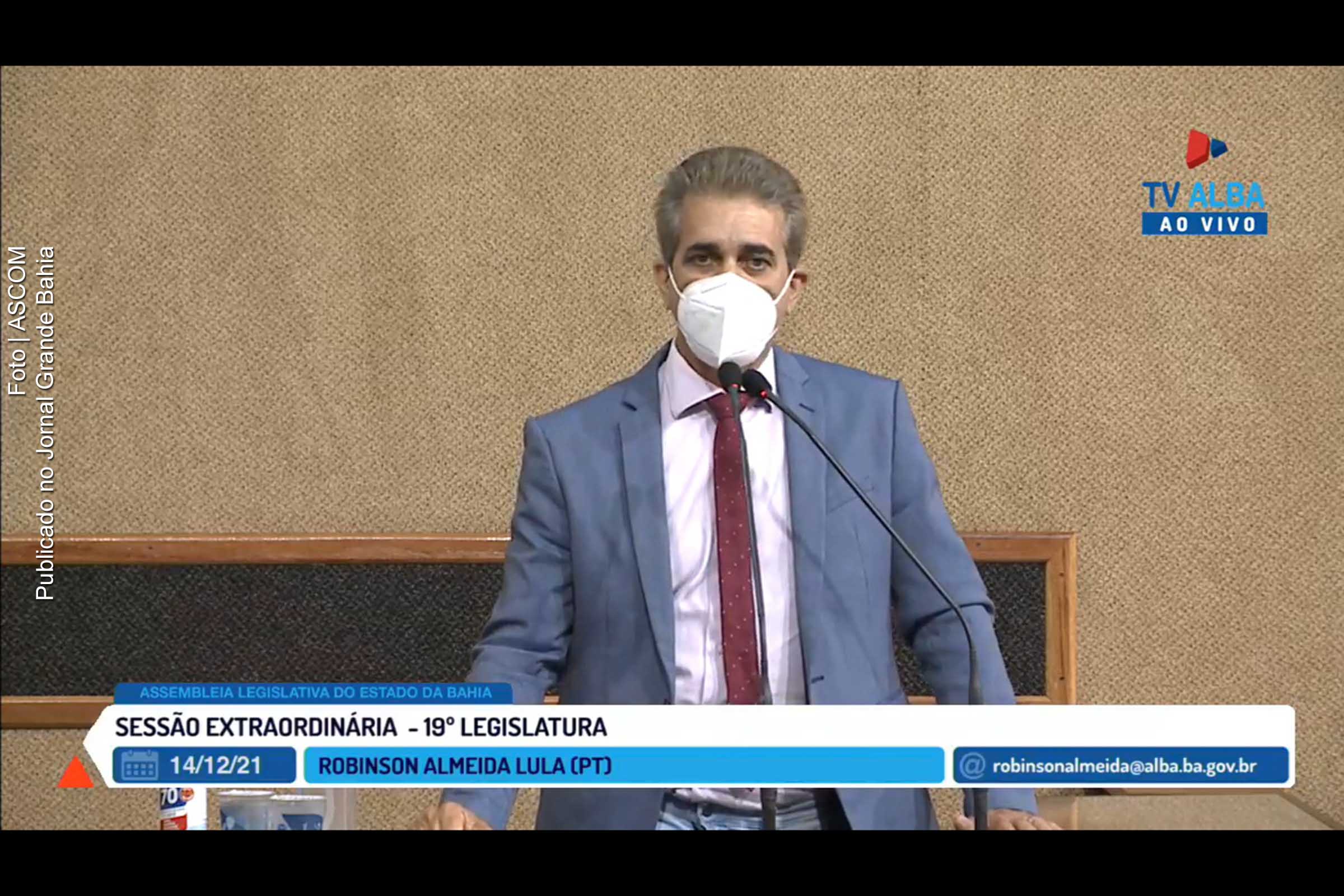 Deputado Robinson Almeida articulou Refis e relatou o Projeto de Lei que beneficia trabalhadores.