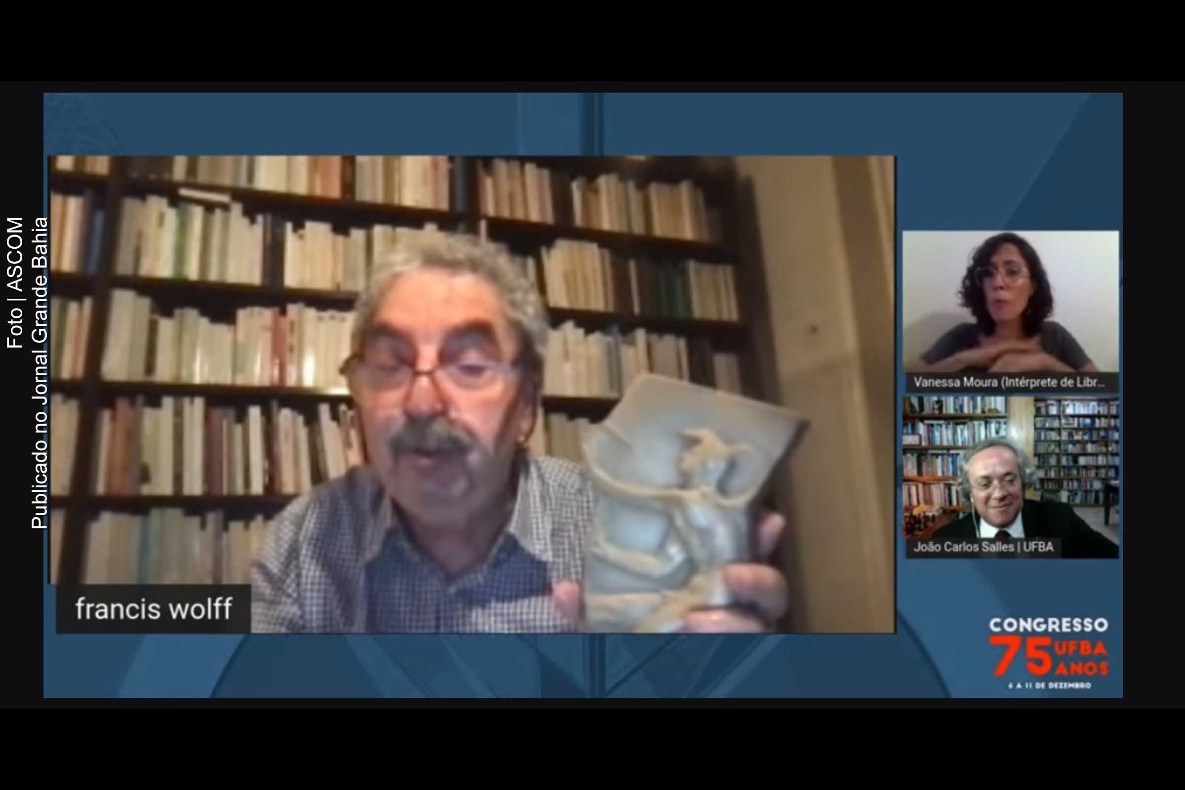 Filósofo francês Francis Wolff realizou a conferência de abertura do Congresso UFBA 75 anos.