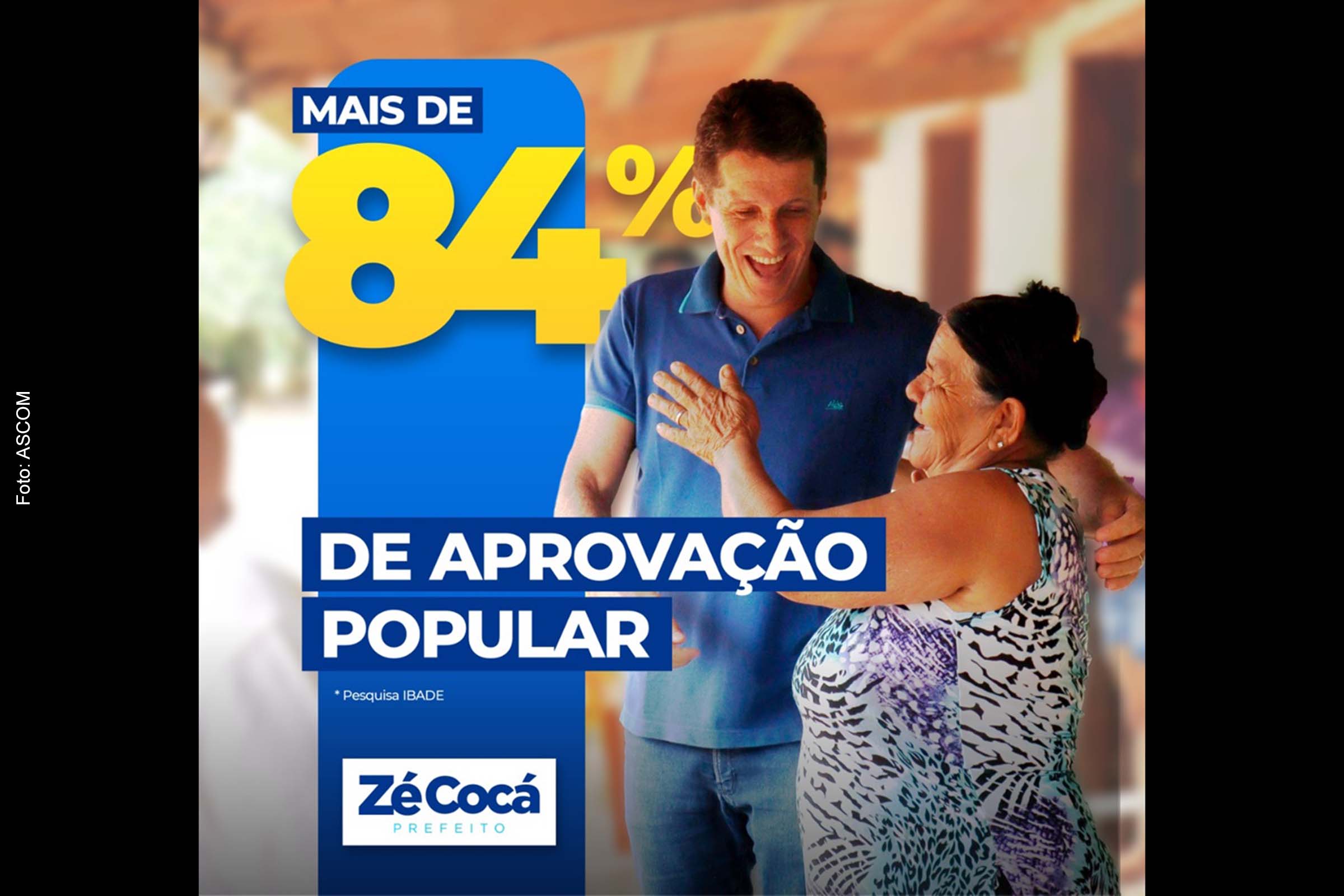 Gestão de Zé Cocá em Jequié tem 84,5% de aprovação, revela pesquisa