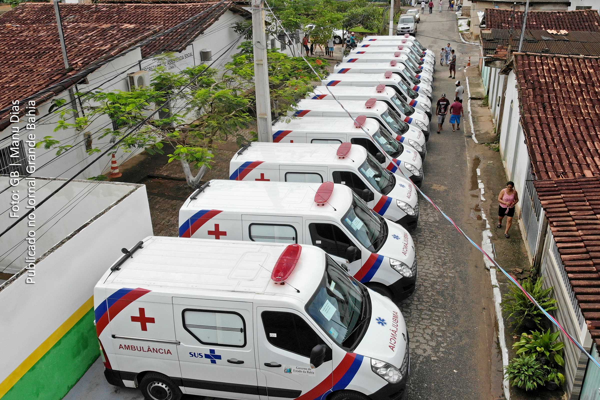 Governo Rui Costa entrega ambulâncias para as gestões dos munícipios do extremo sul da Bahia.
