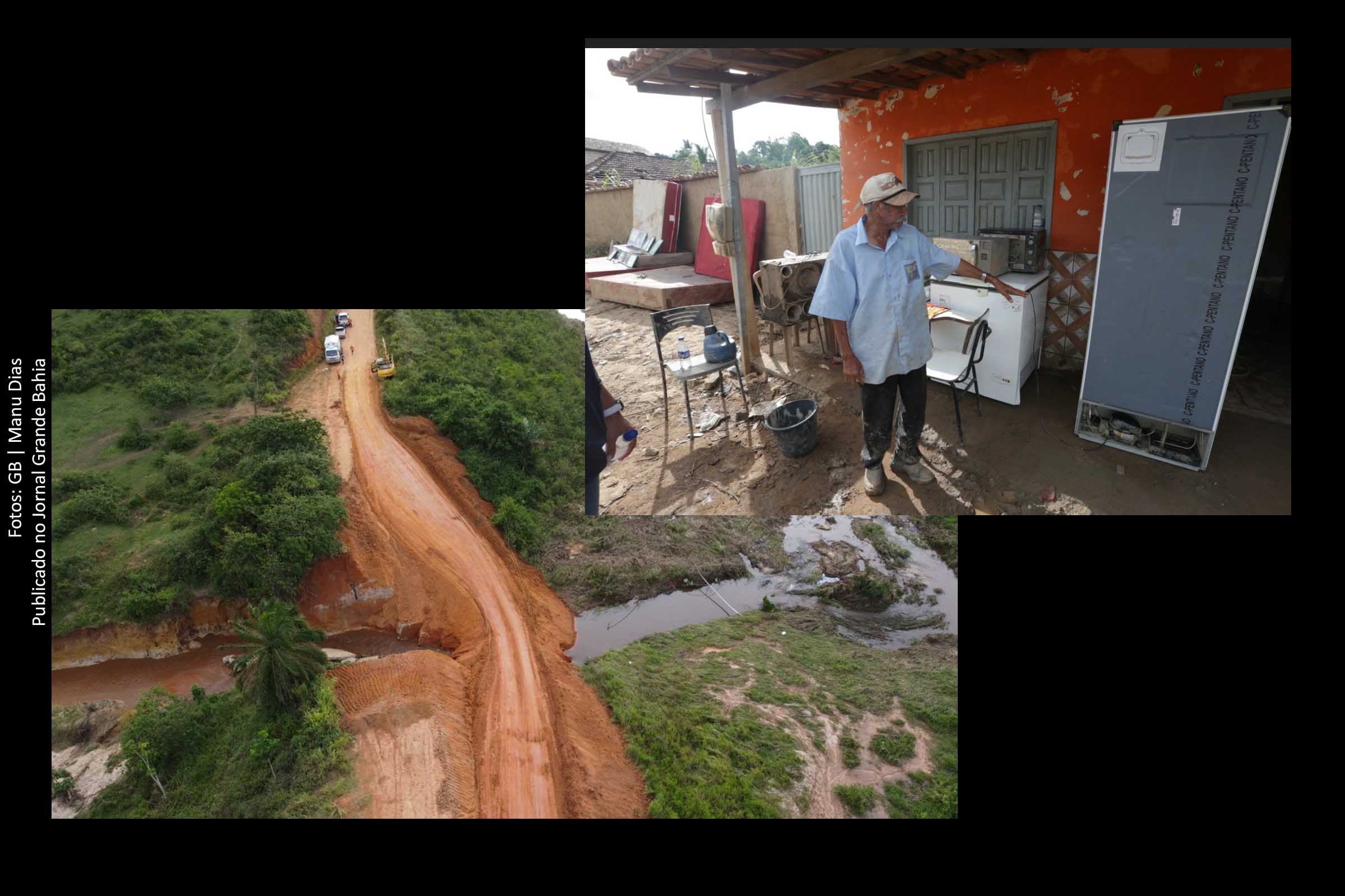 Governo da Bahia atua na recuperação da infraestrutura e no apoio social às vítimas das chuvas.