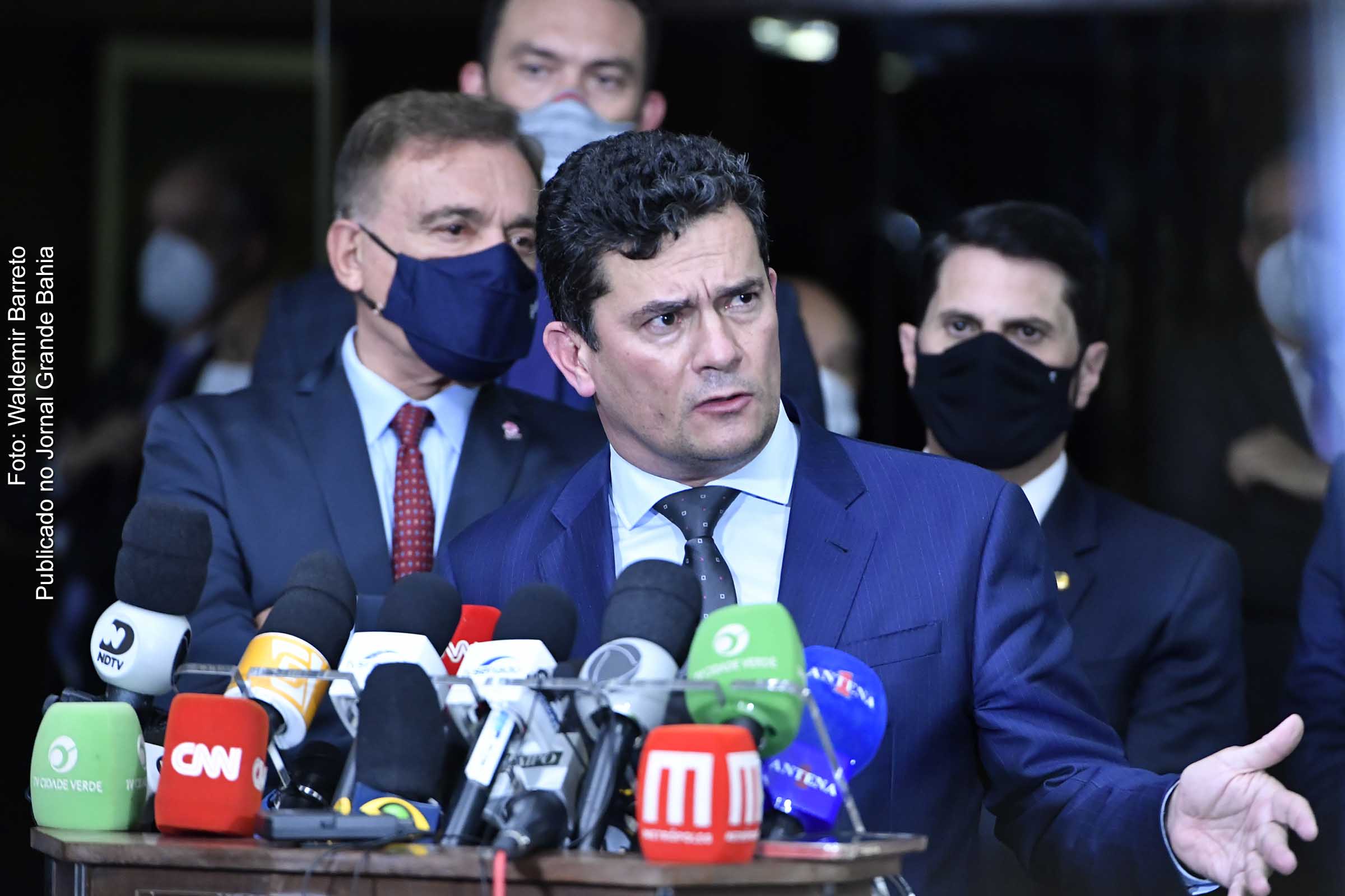 Sérgio Moro (Podemos), ex-juiz, ex-ministro da Justiça e Segurança Pública do Governo Bolsonaro e pré-candidato à presidente da República.