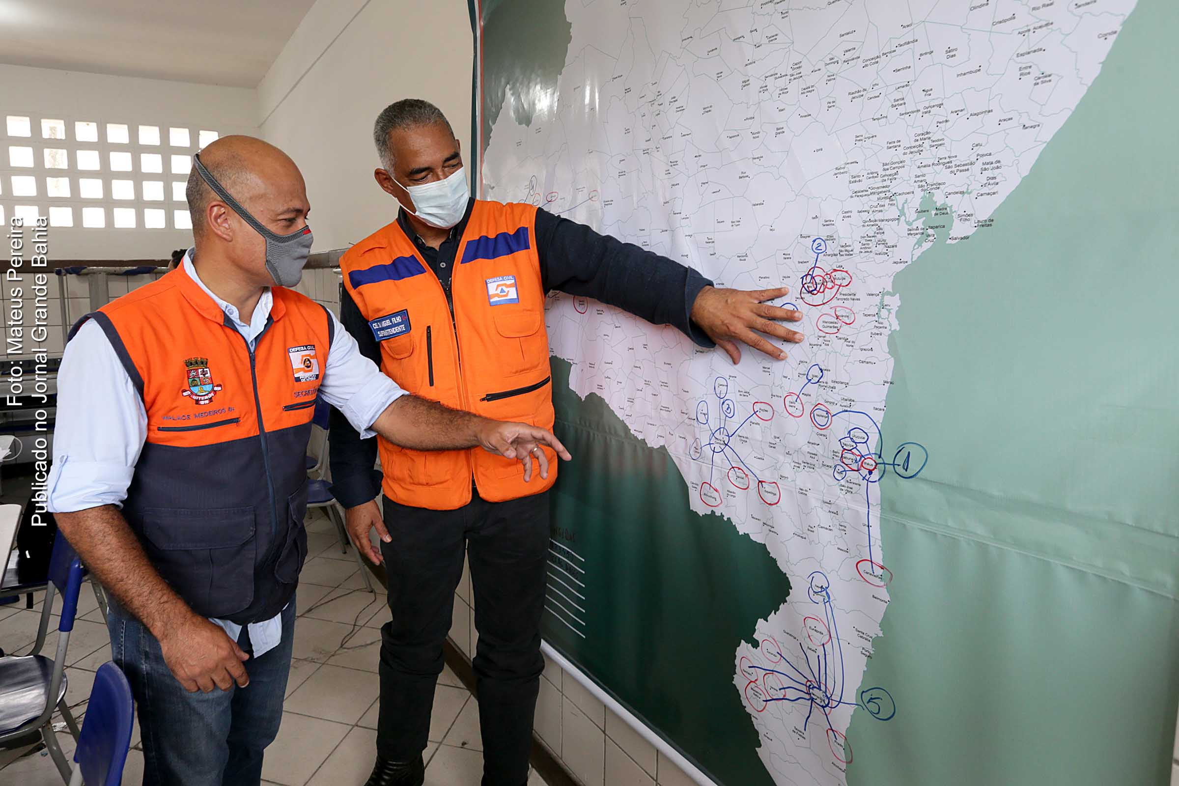 Defesa Civil reavalia diariamente dados sobre população e municípios afetados pelas chuvas e enchentes ocorridas nos meses de novembro de dezembro de 2021.