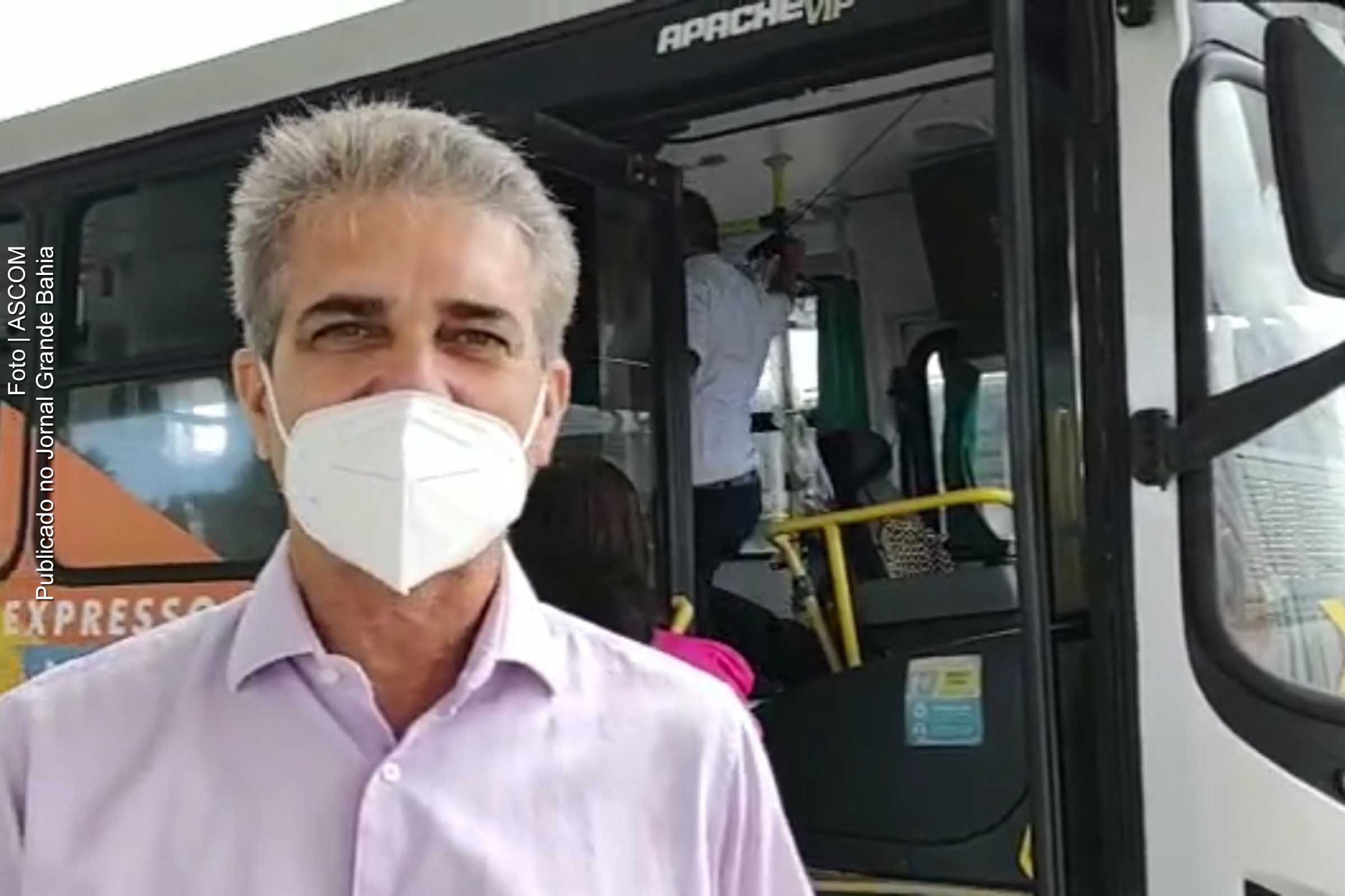 Deputado Robinson Almeida critica falhas no transporte público complementar de Feira de Santana.