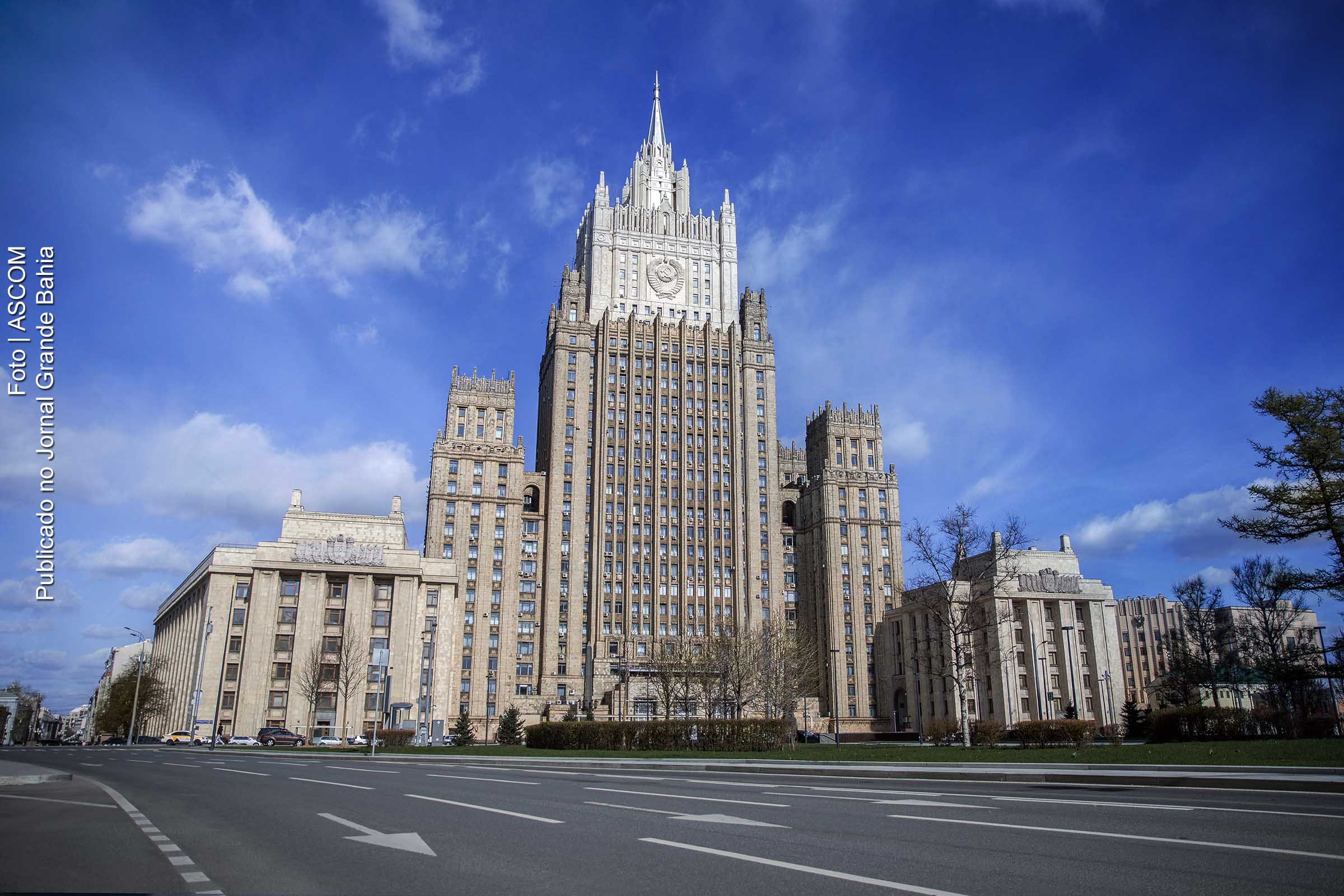 Edifício-sede do Ministério das Relações Exteriores da Rússia, em Moscou.