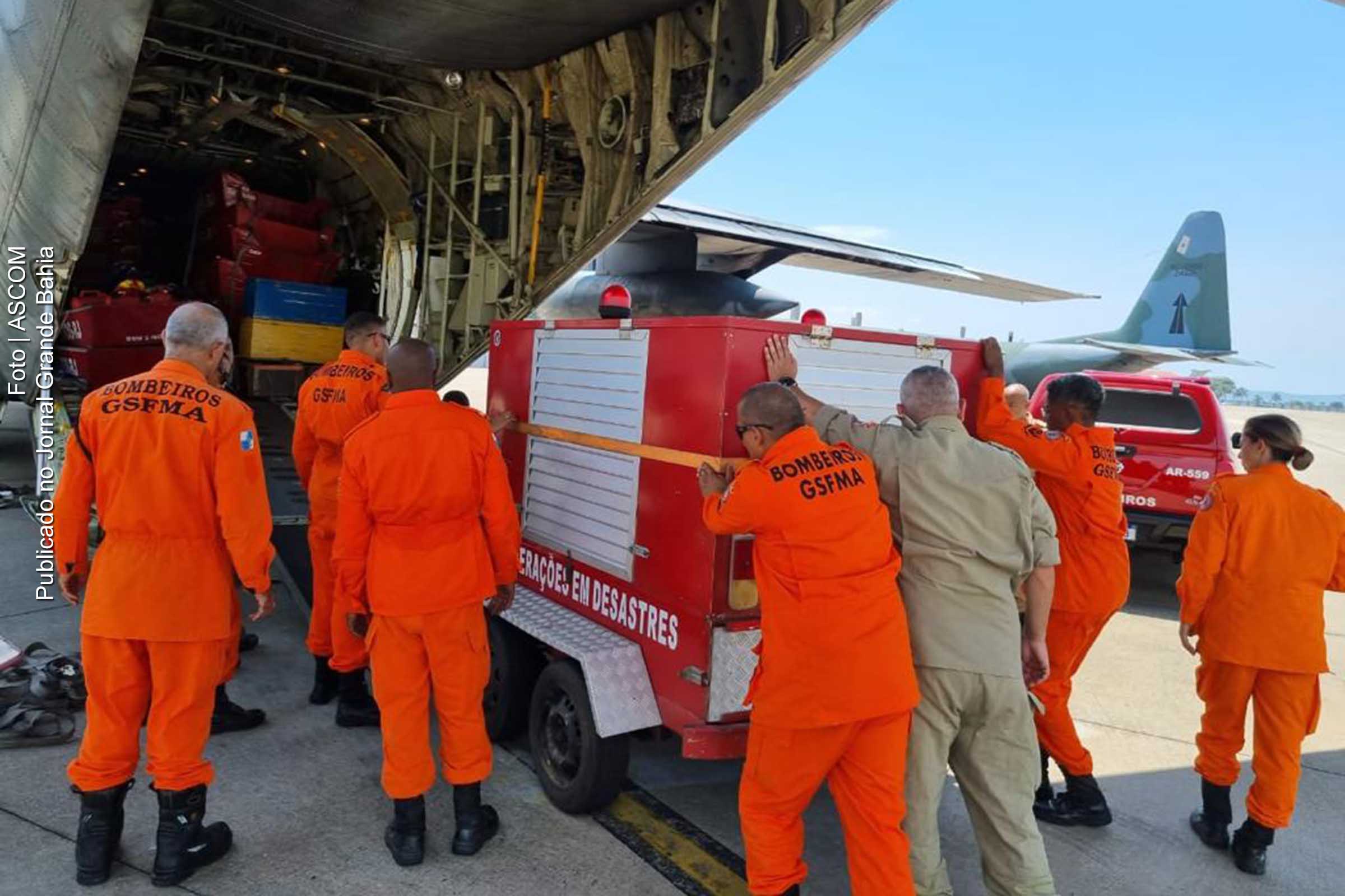 Força Aérea Brasileira promove ação em benefício da população afetada por chuvas nos meses de novembro e dezembro de 2021 na Bahia.