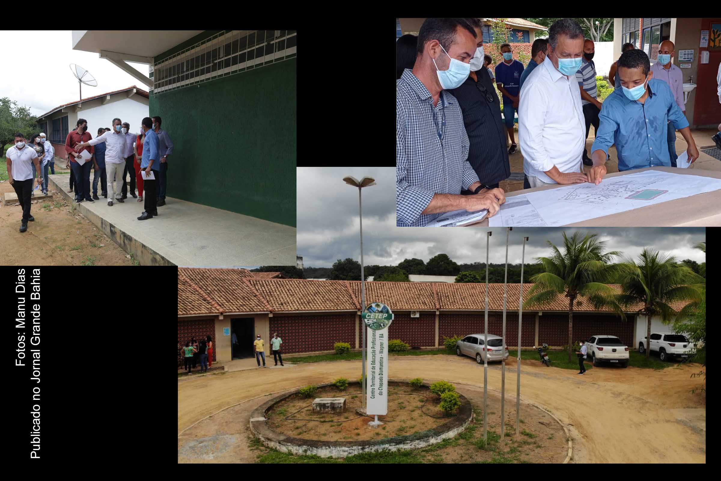 Governador Rui Costa autoriza obras de abastecimento de água, educação, infraestrutura e segurança, no município de Wagner.