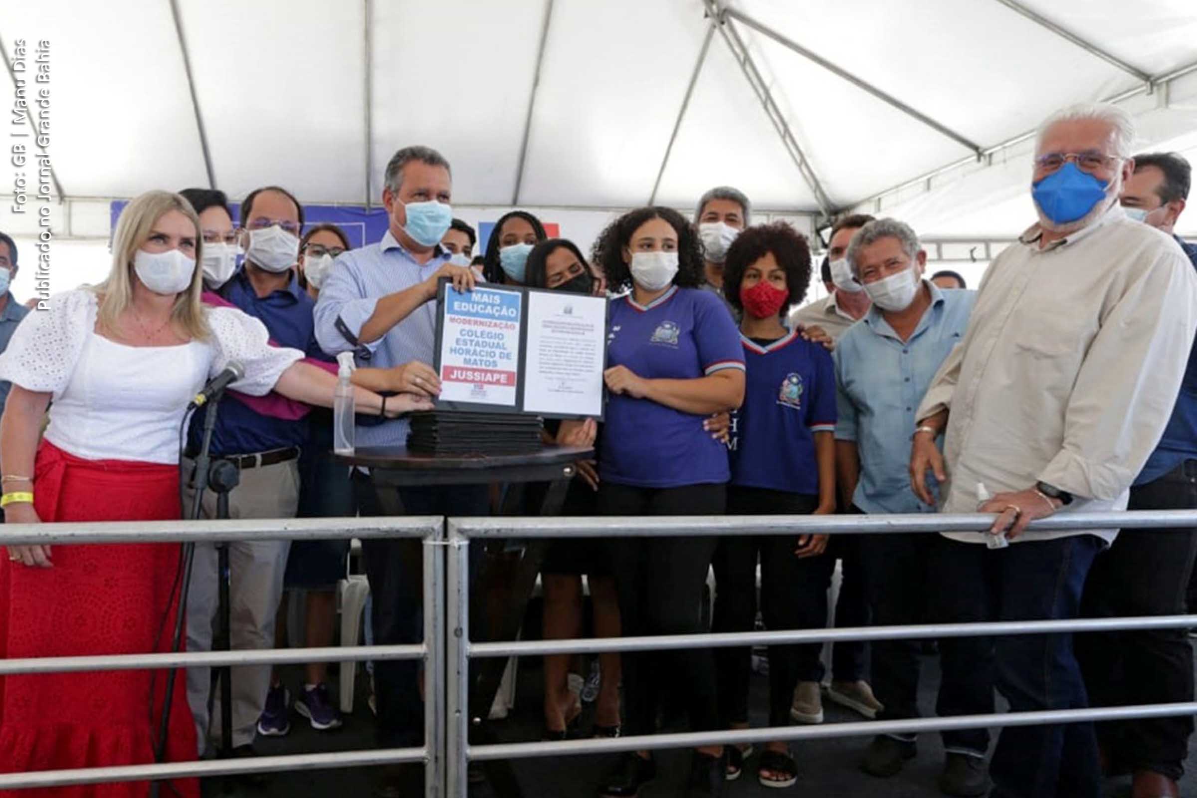 Governador Rui Costa entrega de obras e autoriza novos projetos, no município de Jussiape.