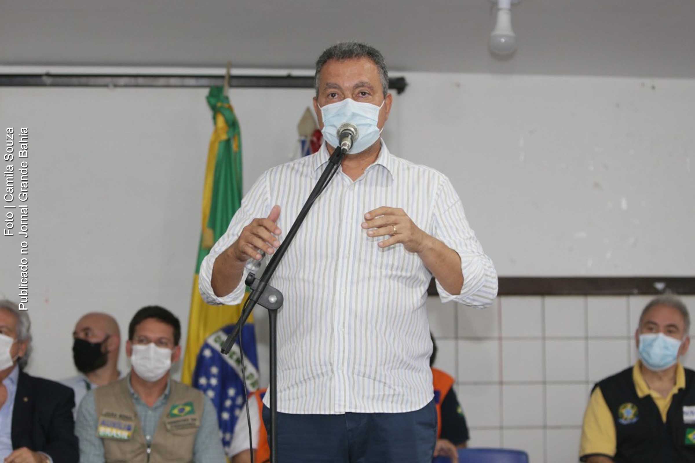 Governador Rui Costa visita os municípios de Vereda e Lajedão com a finalidade de emitir ordens de serviço.