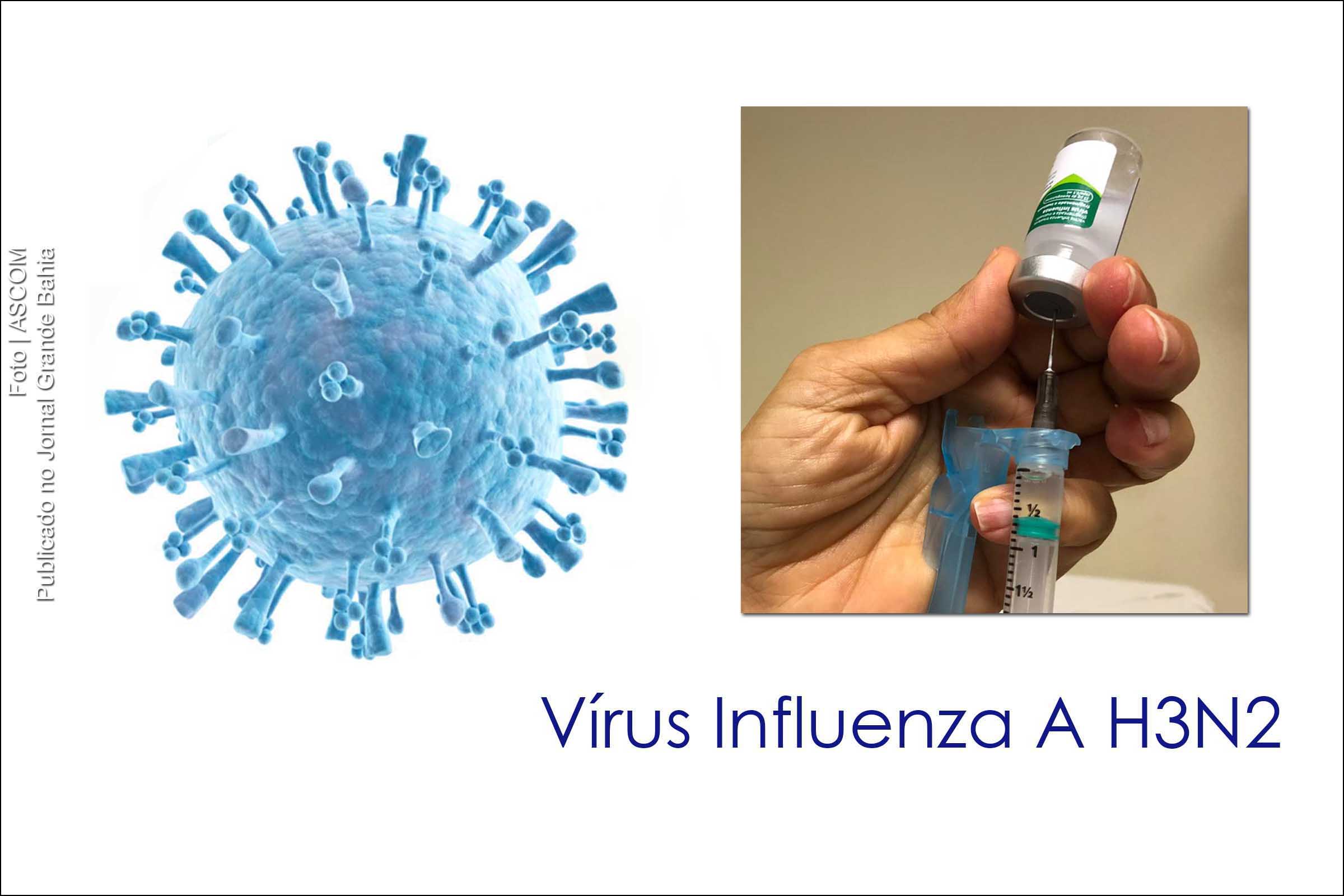 Casos da Influenza A subtipo H3N2 são registrados pela SESAB.