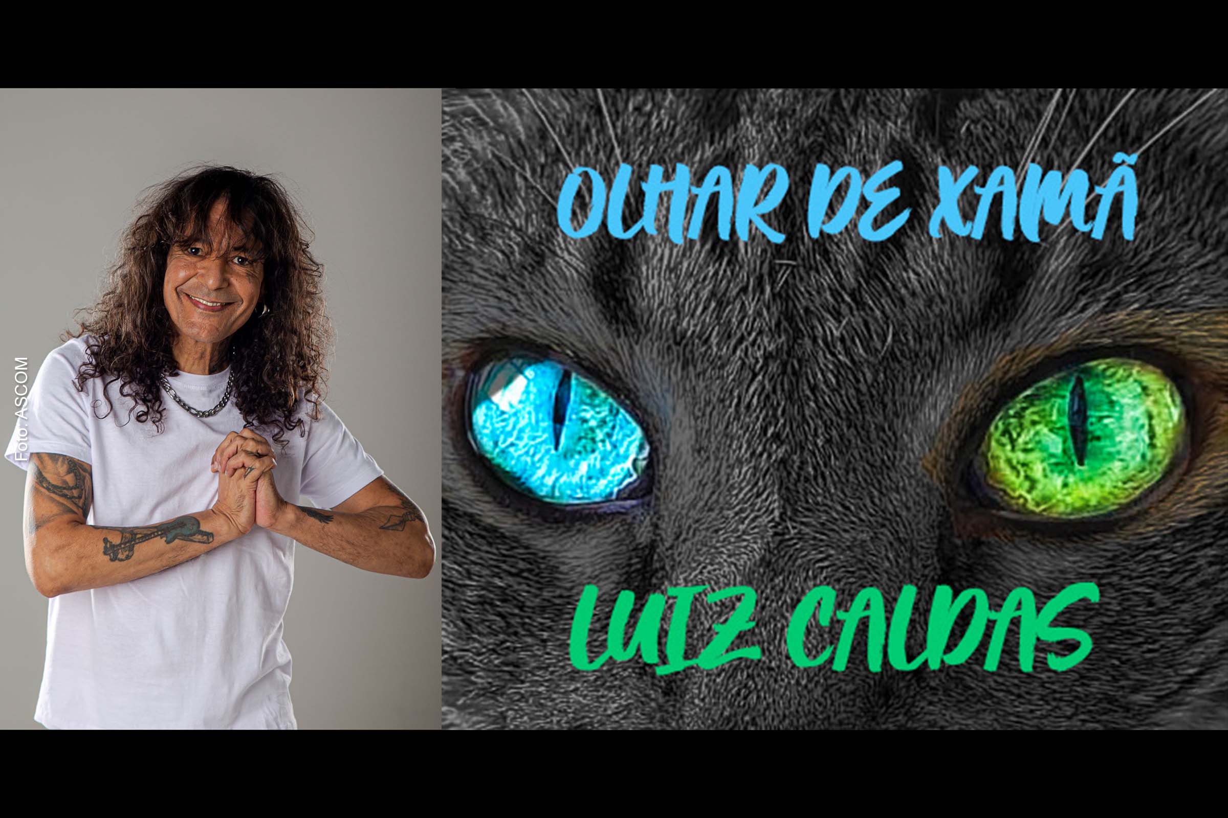 “Olhar de Xamã” tem lançamento na terça-feira (01/02/2022), no site e nas principais plataformas de streaming do artista Luiz Caldas.