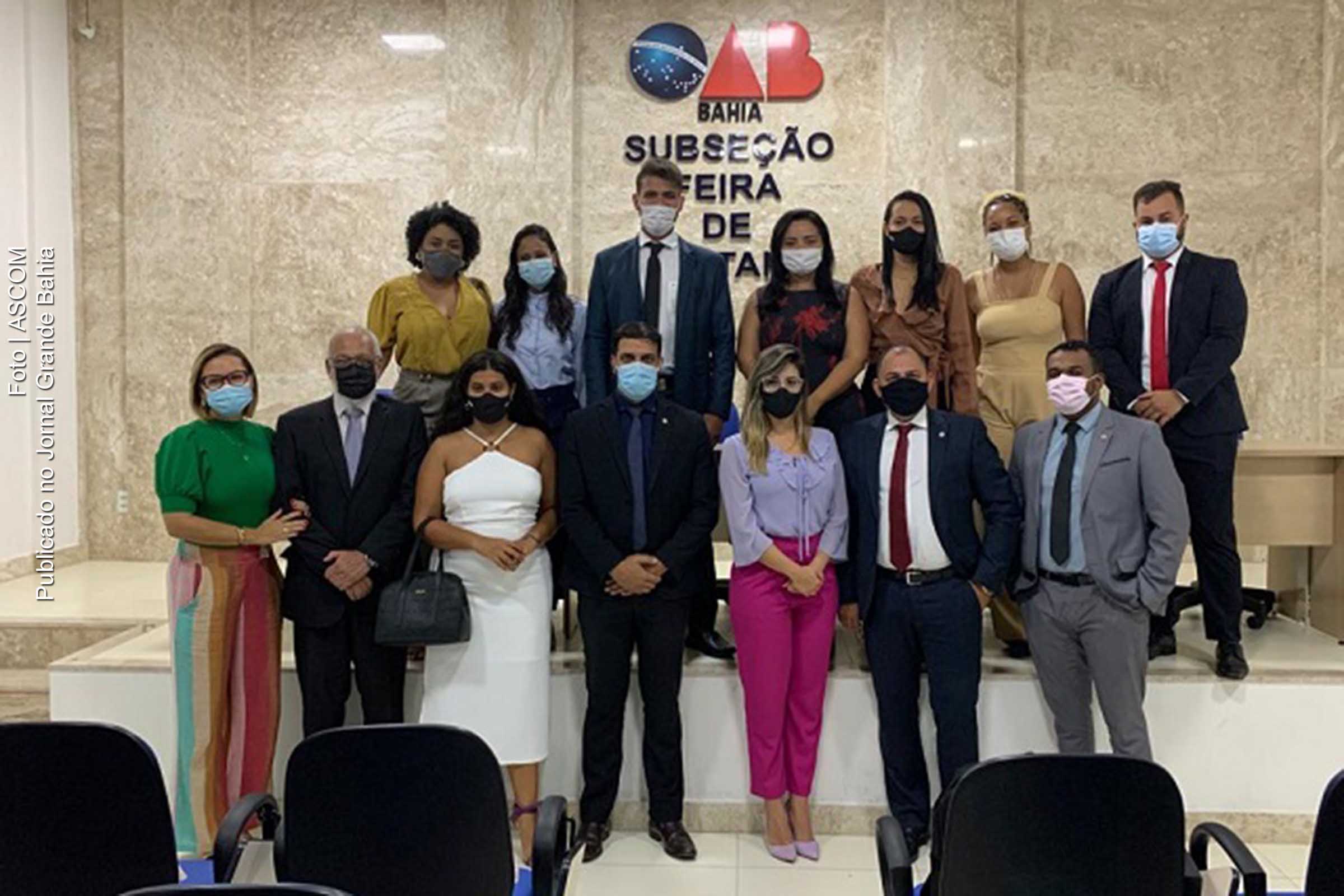 Membros da Comissão de Prerrogativas da OAB Feira de Santana são empossados.