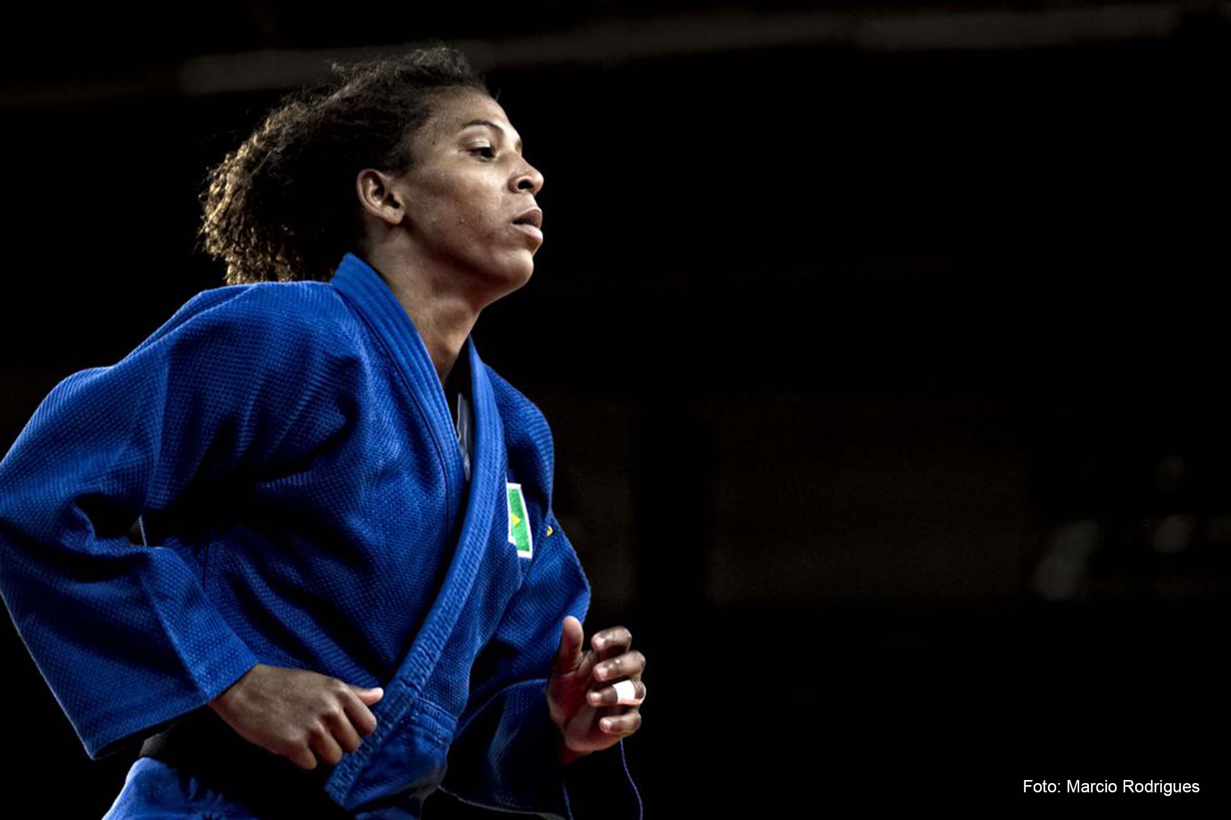 Brasileira Rafaela Silva foi campeã do Grand Prix de Almada, em Portugal, na categoria até 57 kg.