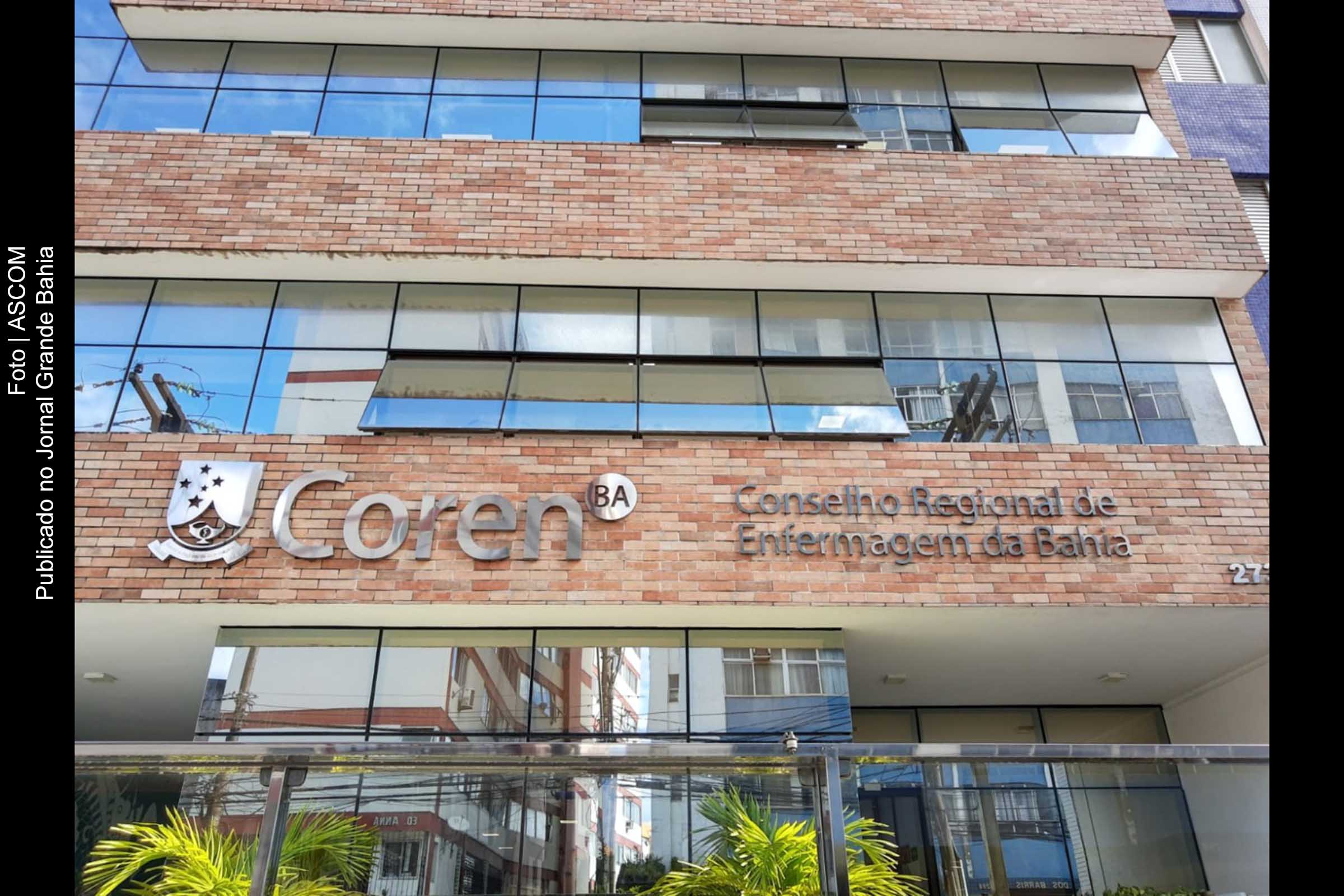 Sede do Conselho Regional de Enfermagem da Bahia.