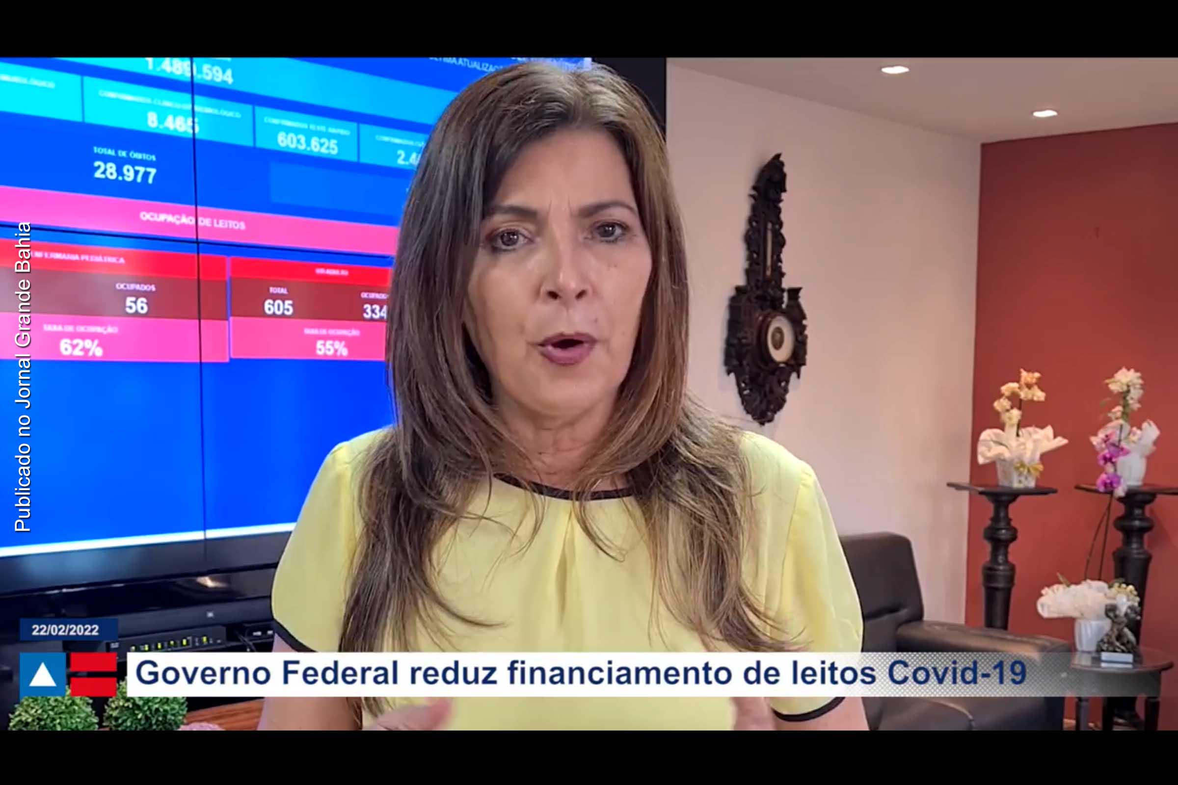 Adélia Pinheiro, secretária da Saúde da Bahia.