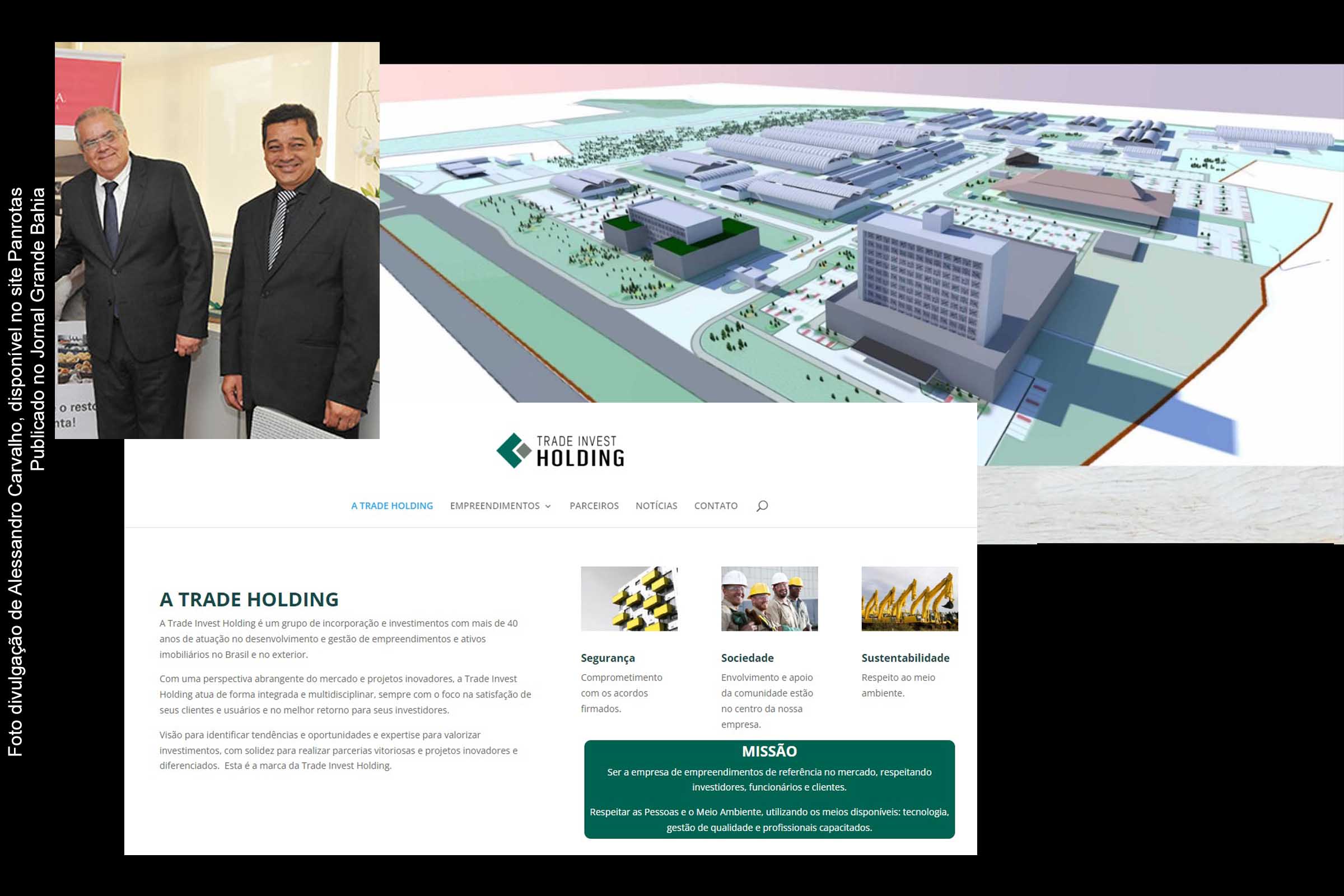 Quem são os investidores que prometem construir uma nova CEASA de Feira de Santana e qual o perfil de atuação da Trade Invest Holding