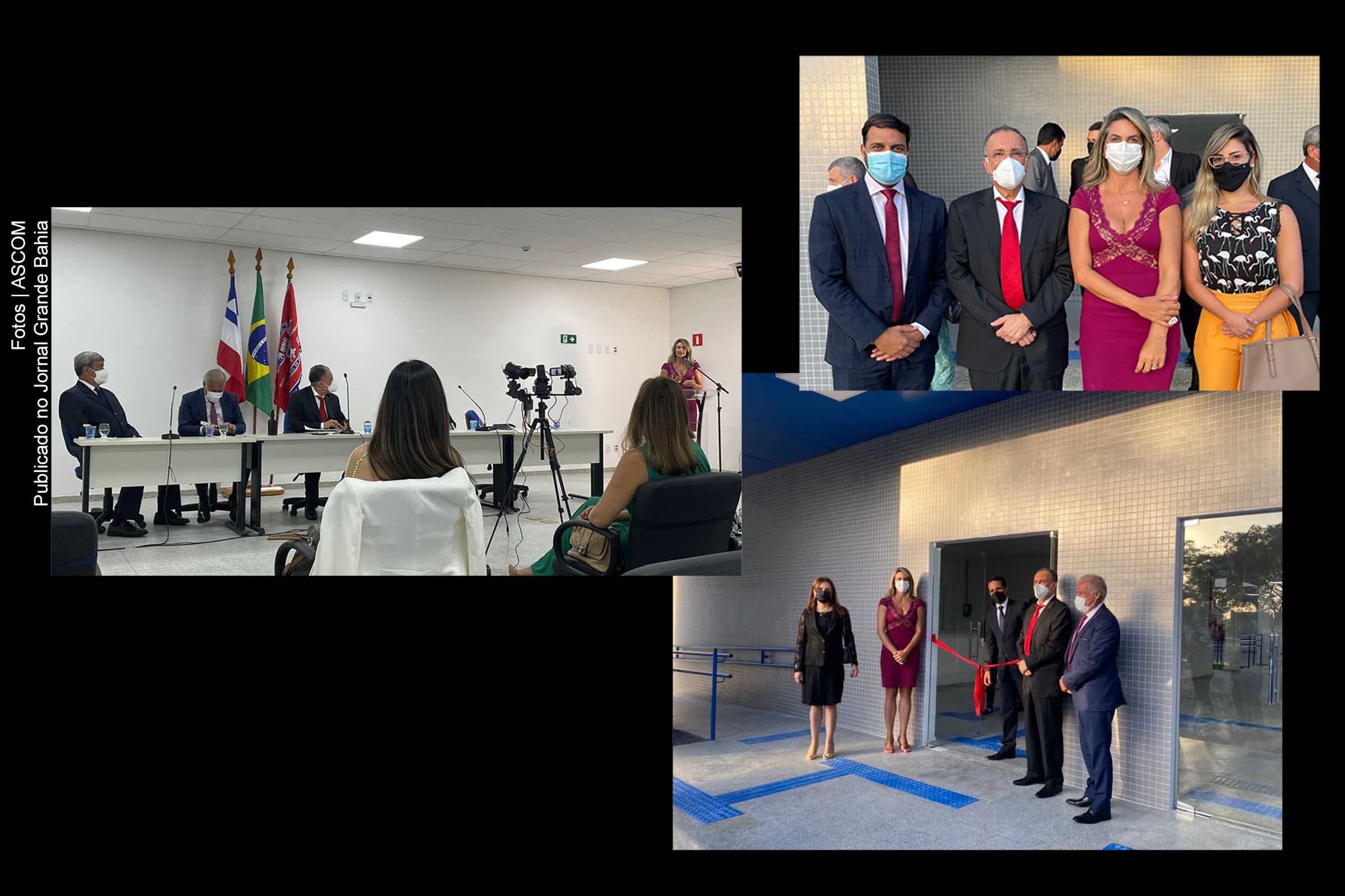 Inaugurada sede dos Juizados Especiais de Feira de Santana pelo desembargador Lourival Trindade.