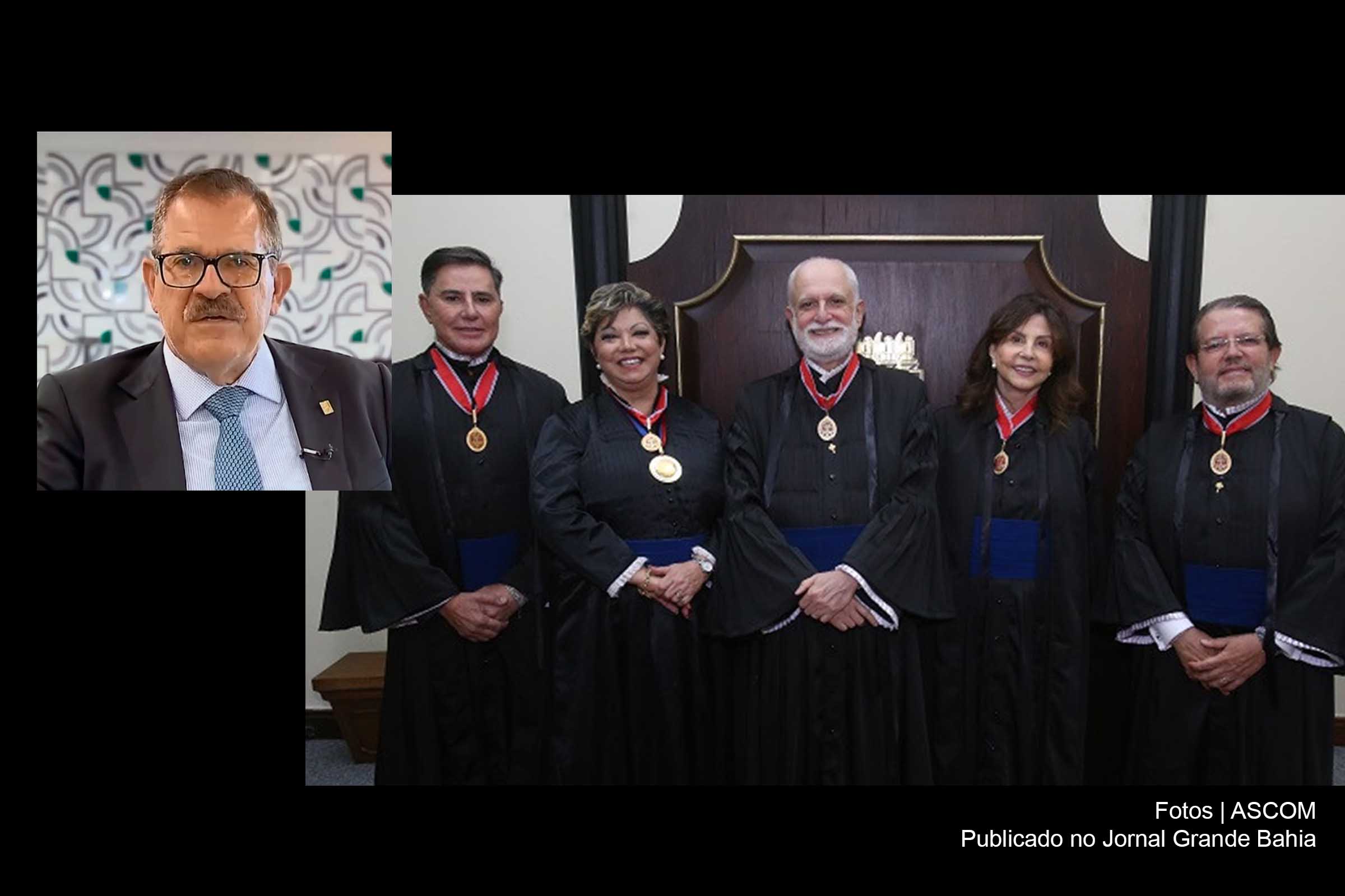 Ministro Humberto Martins, presidente do STJ, destacou posse dos membros da Mesa Diretora do PJBA para o biênio 2022-2024, sob a presidência do desembargador Nilson Castelo Branco.
