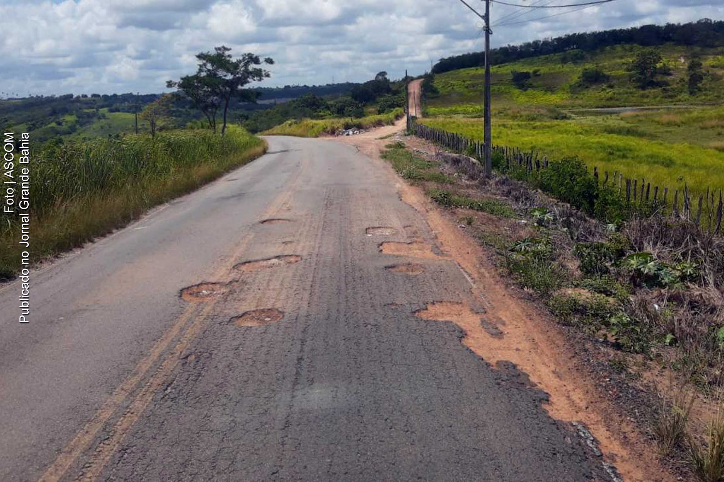 Os serviços serão realizados em 39,6 km da rodovia BA-084.