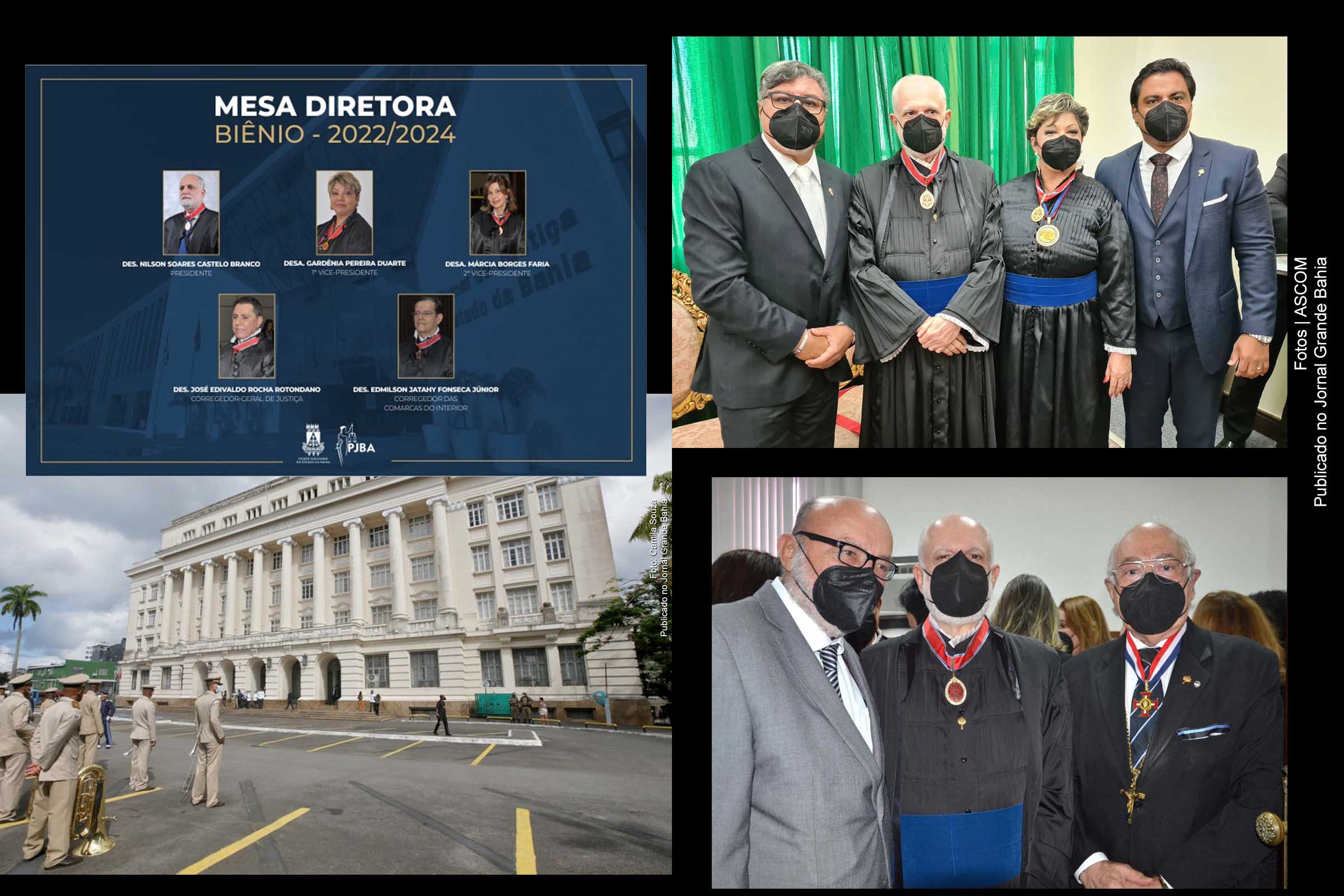 Posse dos Membros da Mesa Diretora do PJBA para o biênio 2022-2024.