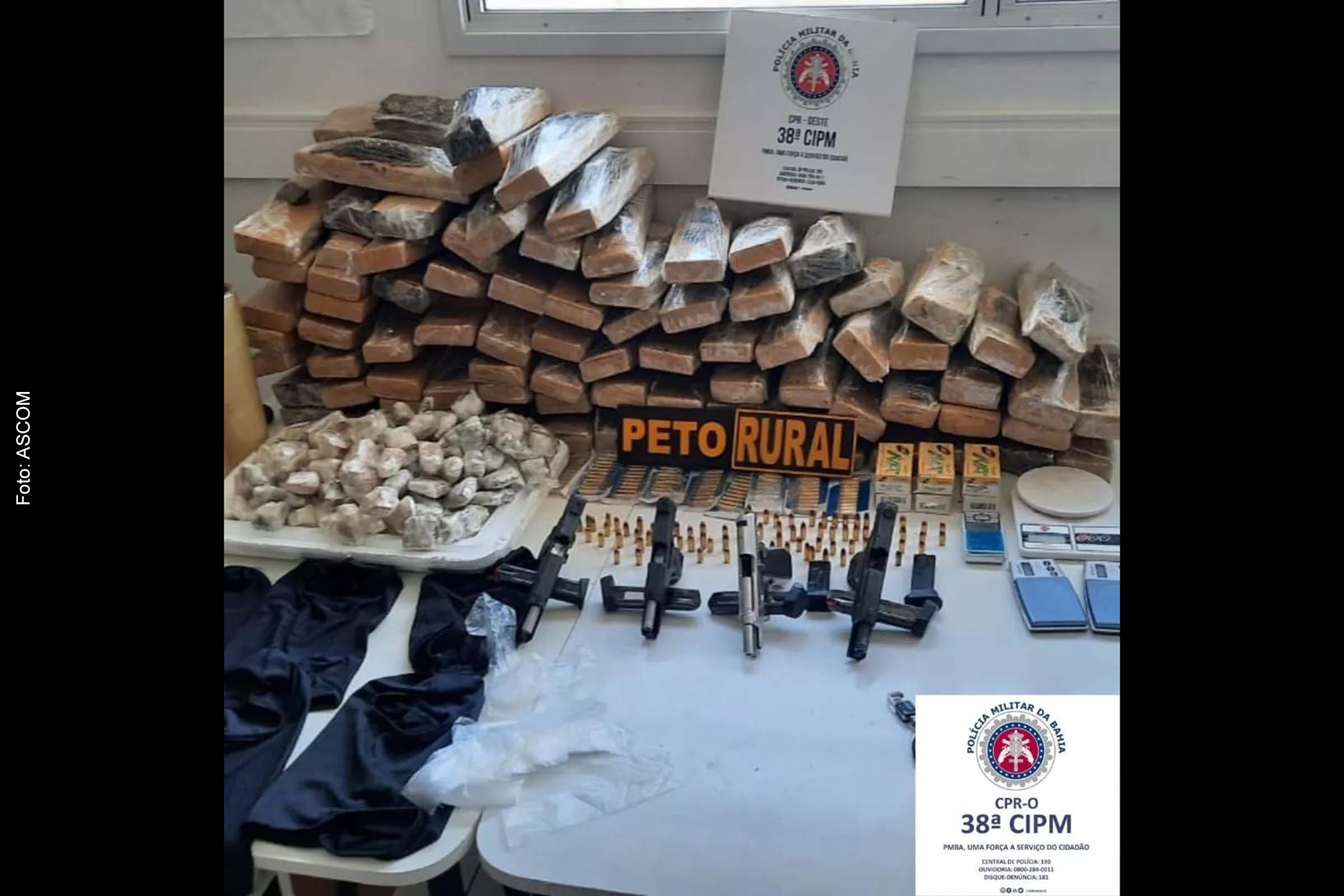 Flagrante da 38ª CIPM aconteceu após denúncia de tráfico, no bairro de Shangrilá.