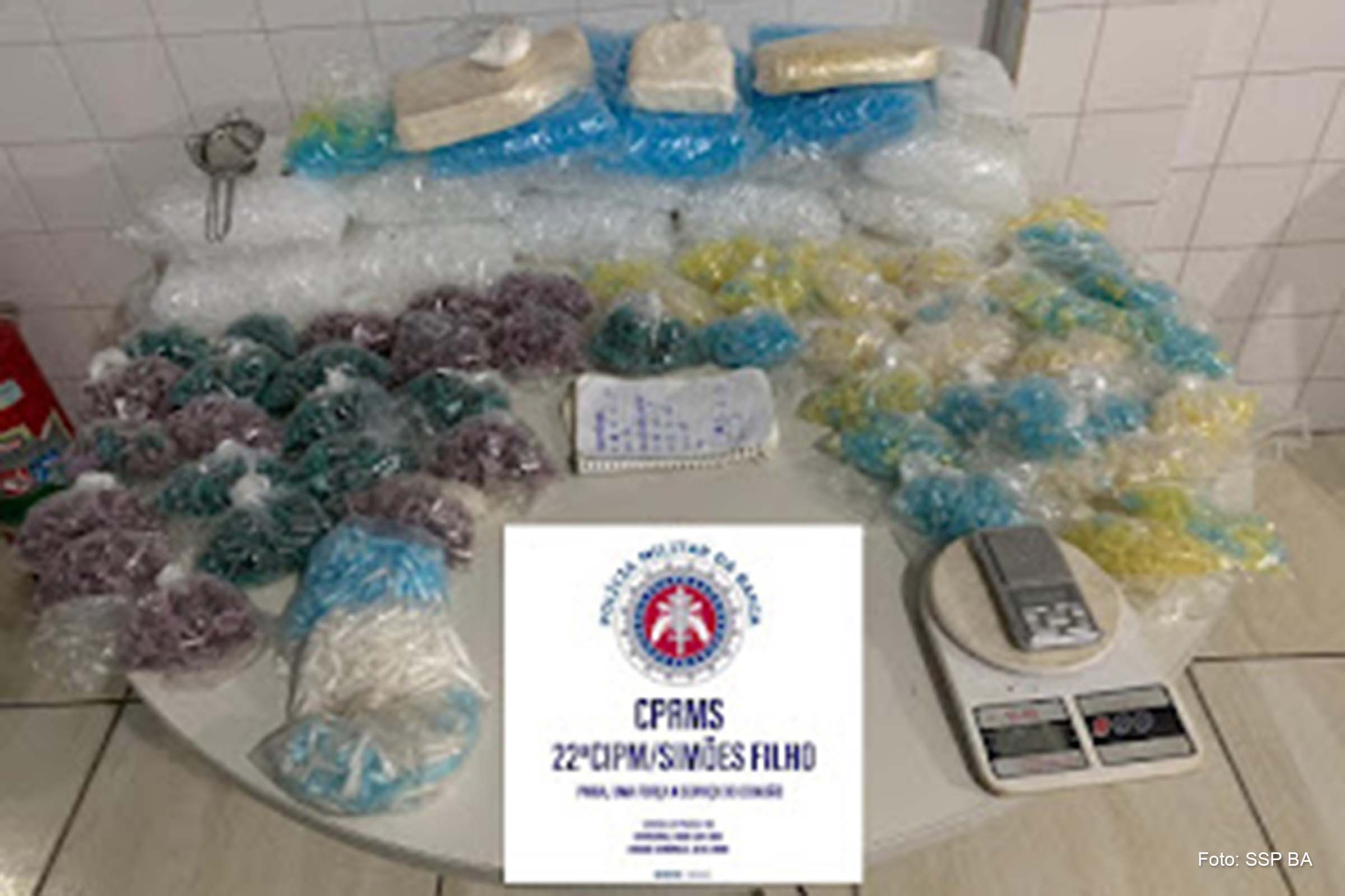 Entorpecentes foram encontrados por uma equipe da 22ª CIPM, na localidade de Fazenda Nova.