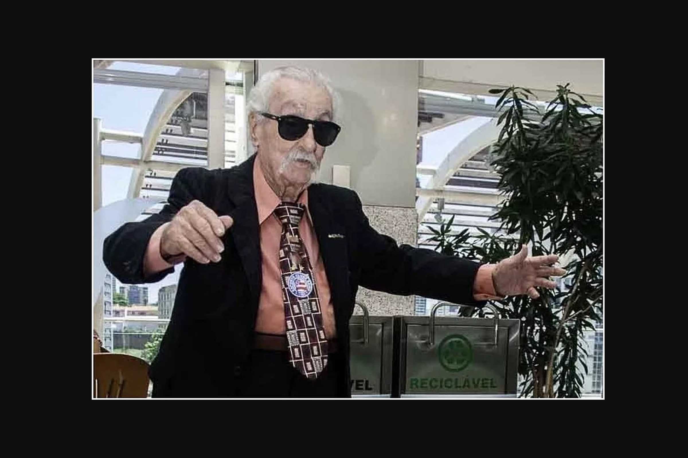 Radialista Gabriel Saraiva faleceu aos 96 anos.