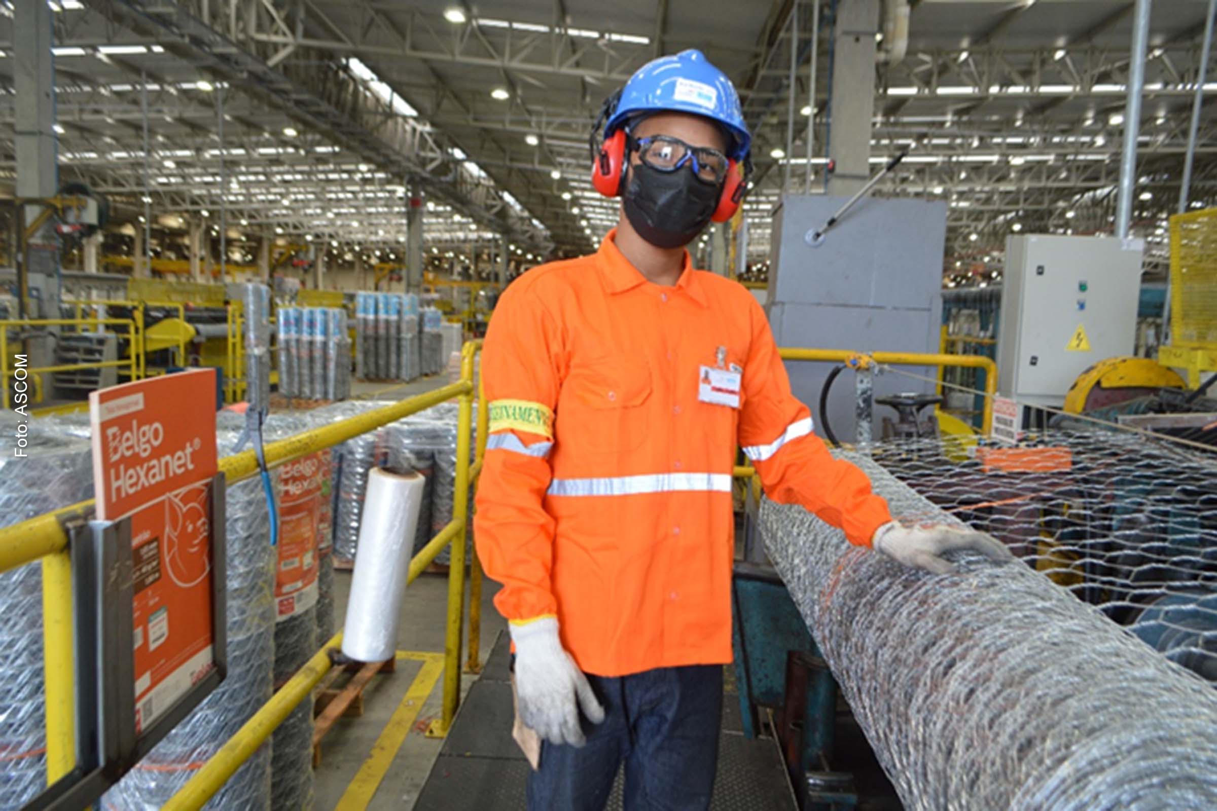 Raillan Jesus Correia, 21 anos, é Aprendiz Industrial de Telas, da primeira turma de aprendizes da Belgo Bekaert em Feira de Santana.
