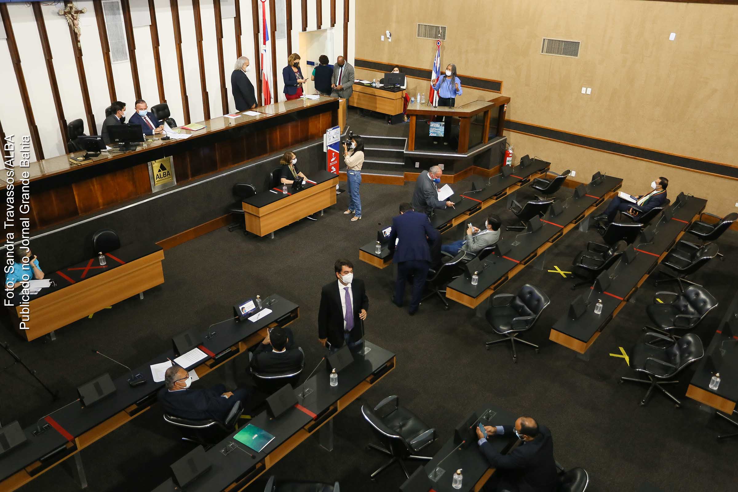 Sessão plenária da ALBA.