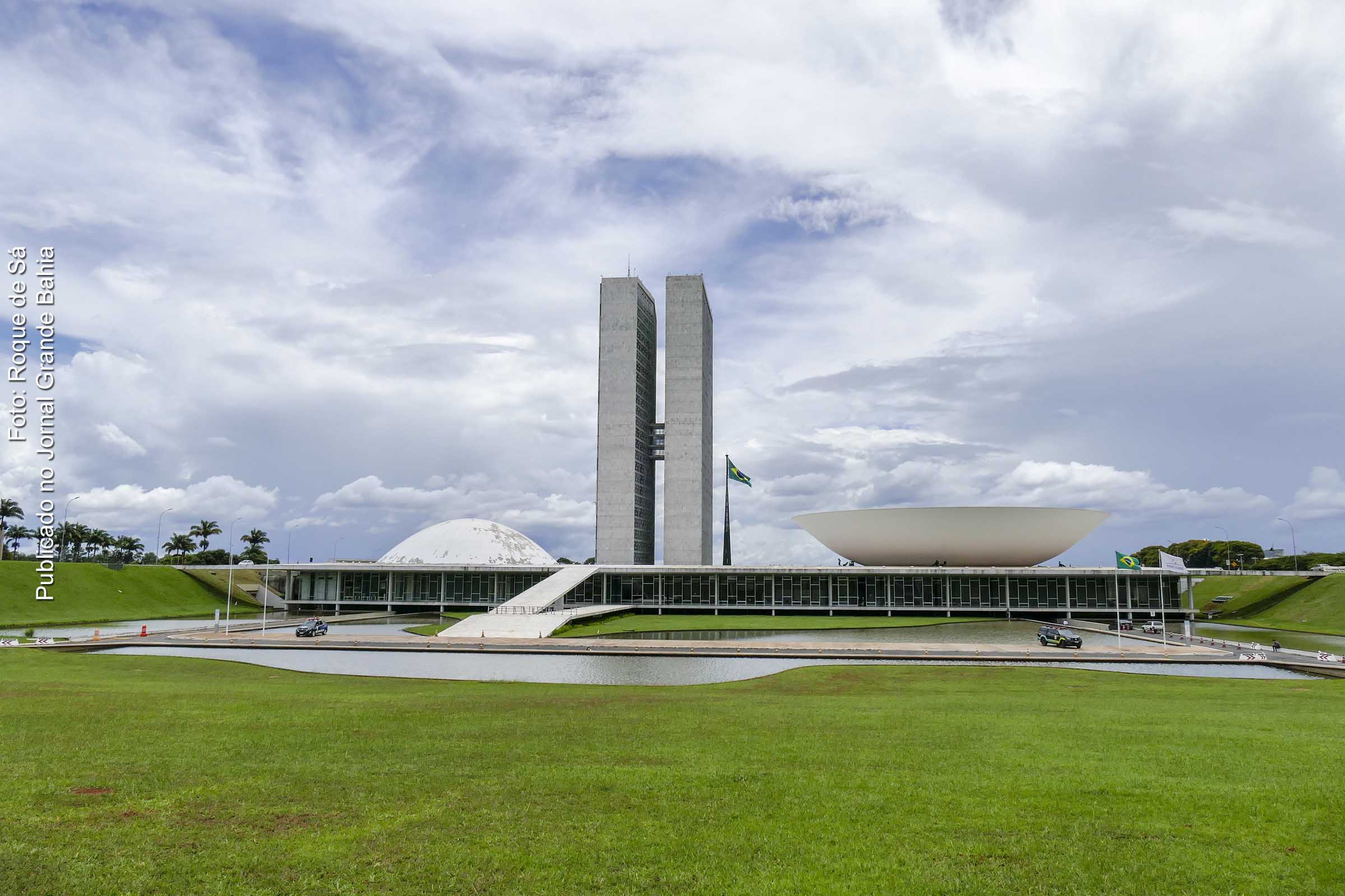 Vista do Congresso Nacional do Brasil.