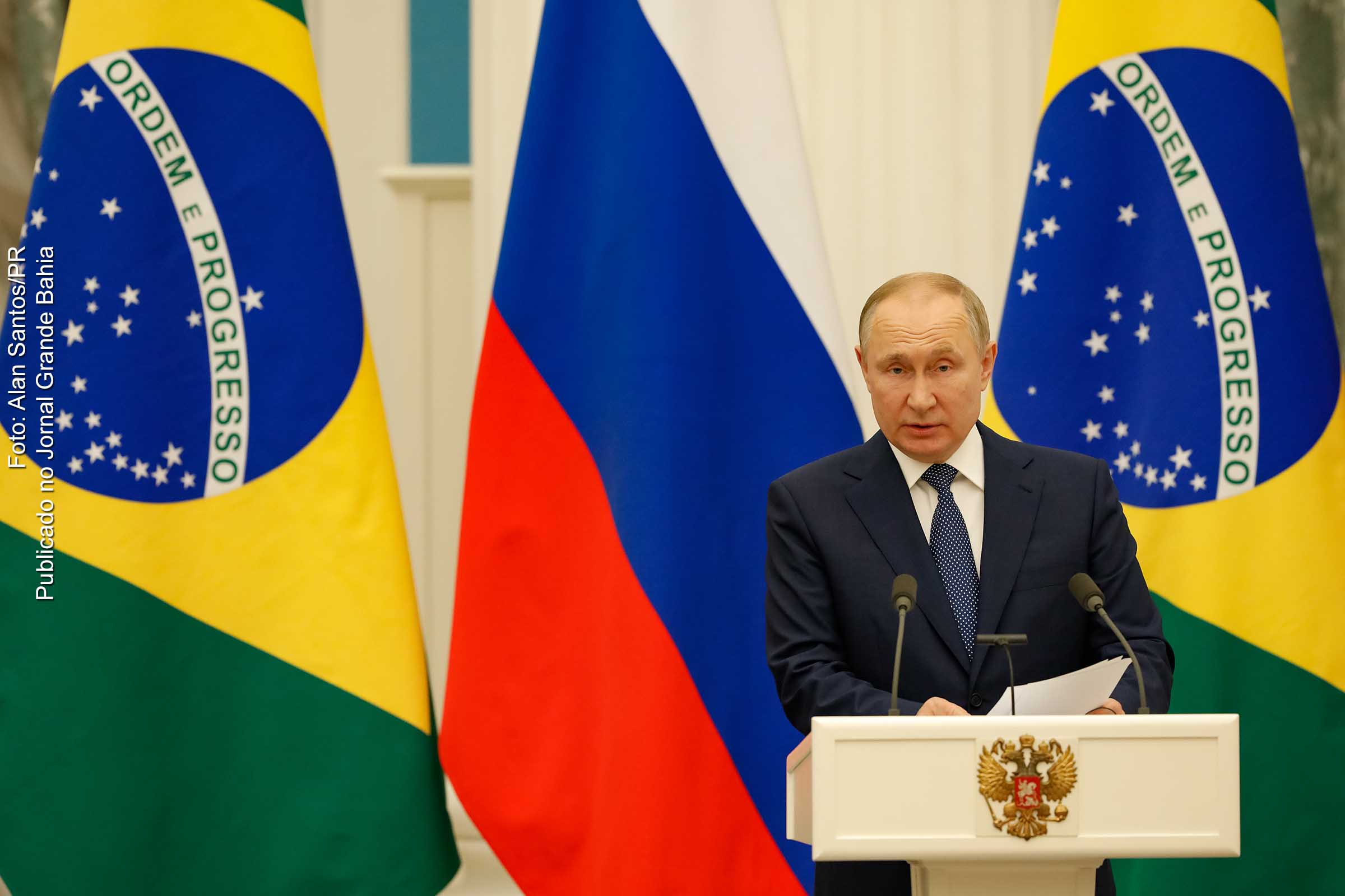 Vladimir Putin, presidente da Rússia.