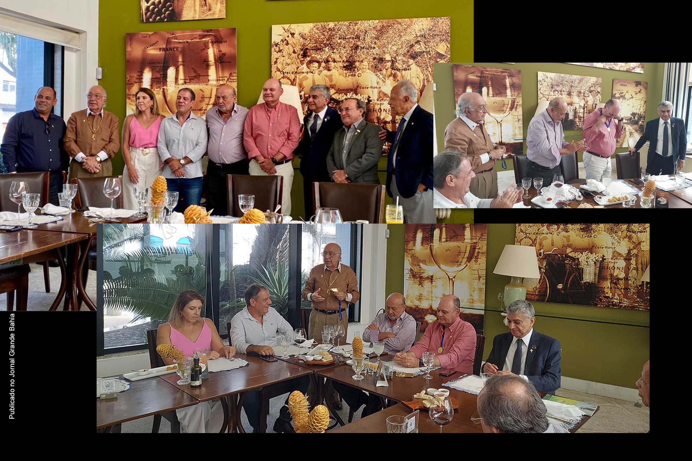 Almirante de esquadra André Luiz Silva Lima e coronel aviador Marcello Borges são homenageados em solenidade presidida pelo imortal Joaci Góes.