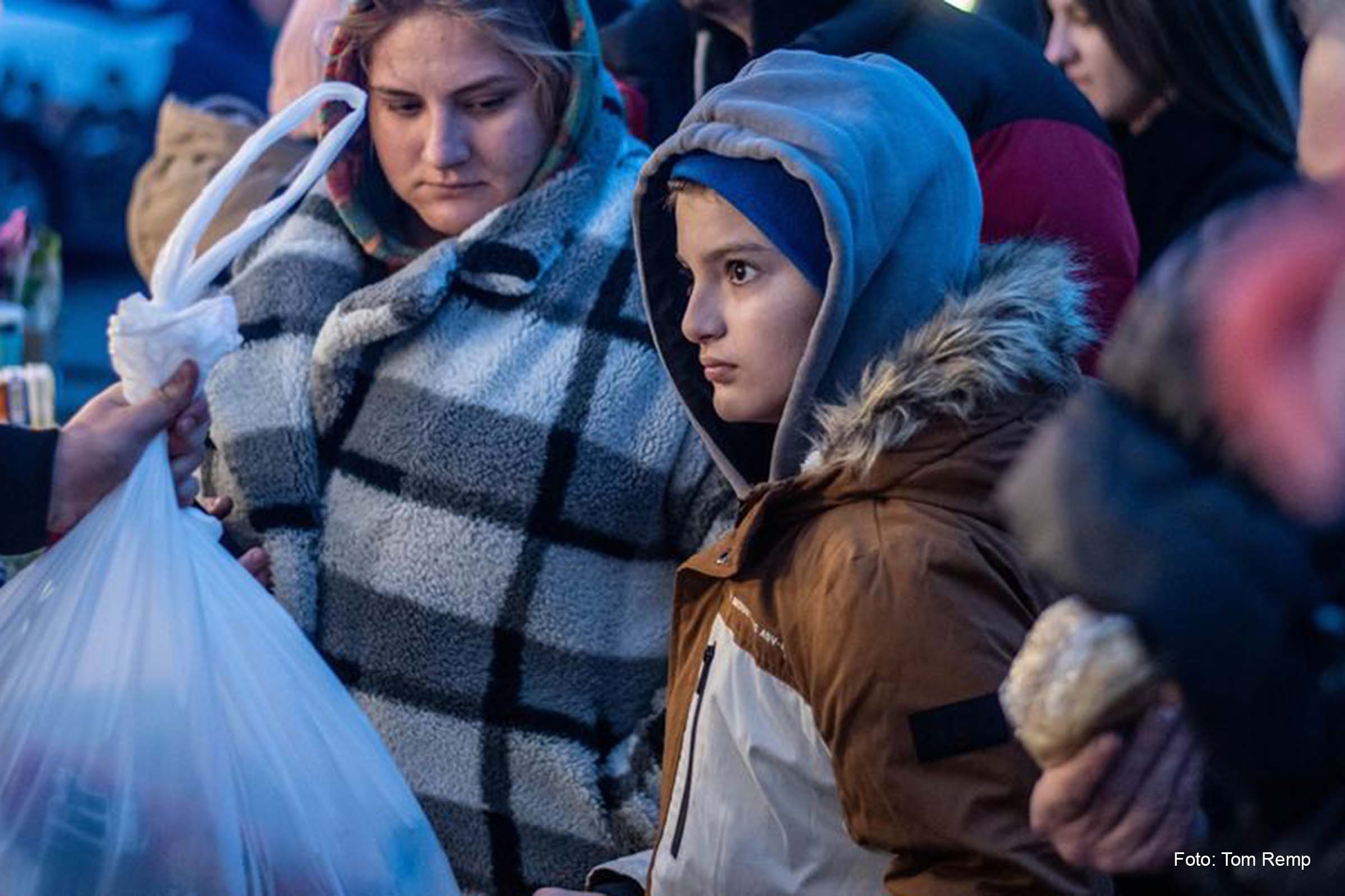 Segundo UNICEF, 4,3 milhões de menores tiveram que abandonar suas casas.