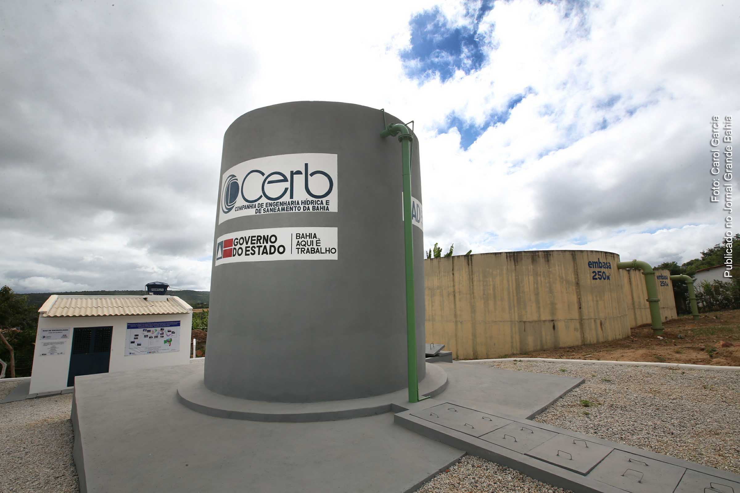 Governo da Bahia segue com investimentos em abastecimento de água potável.