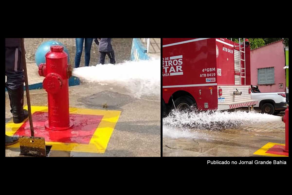 Hidrantes são instalados em cidades do sul da Bahia.