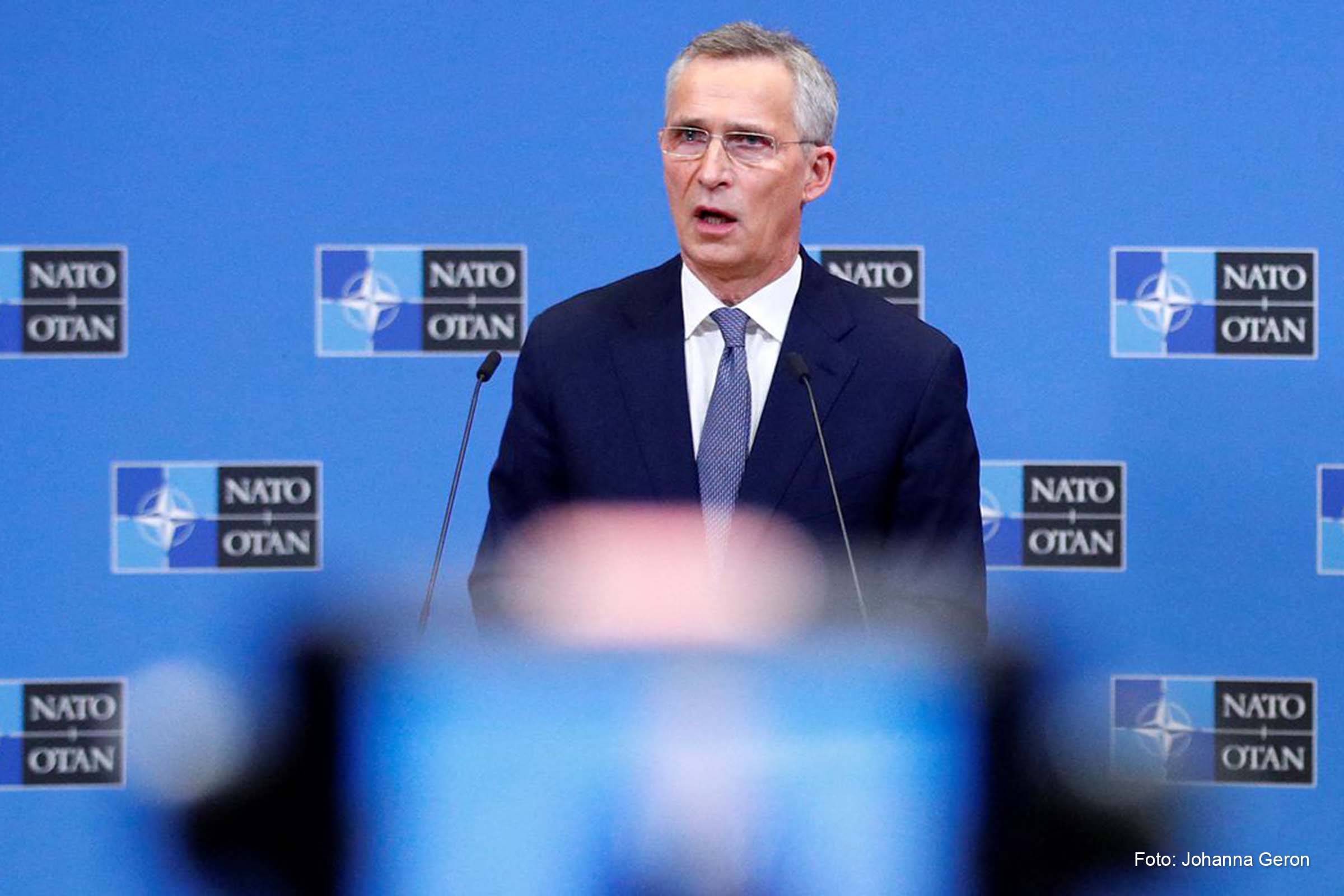 Jens Stoltenberg, secretário-geral da Organização do Tratado do Atlântico Norte.